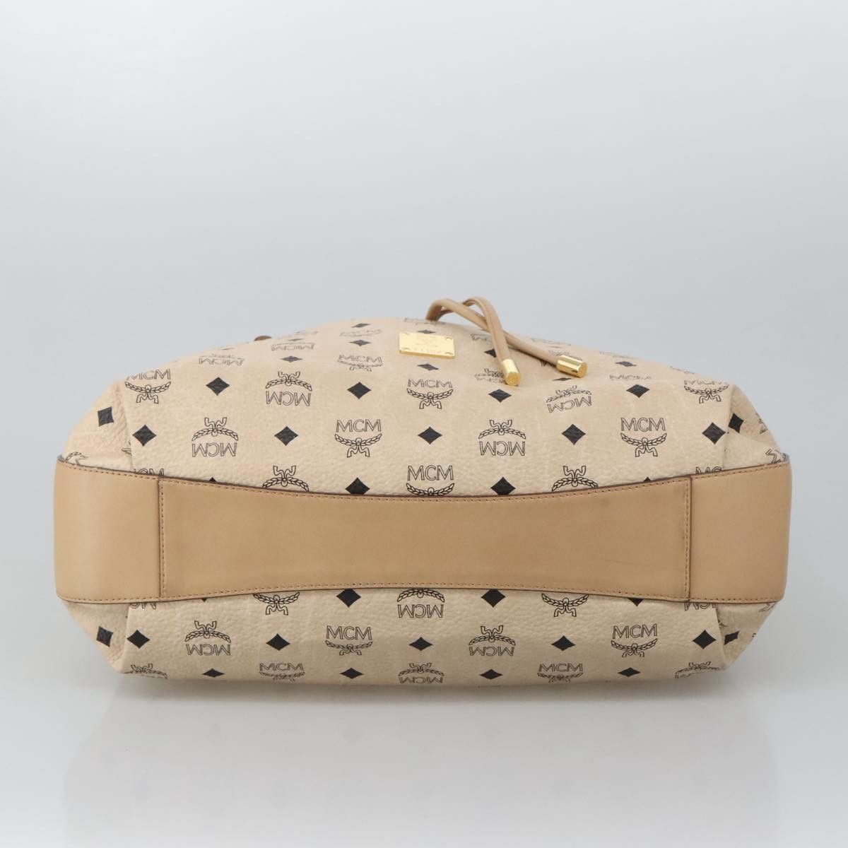 MCM Visetos Beige Canvas Tote Bag (Pre-Owned) Size ONE SIZE - 18 Thumbnail
