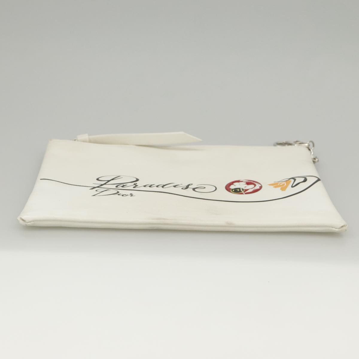 Dior Paradise White Leather Clutch Bag (Pre-Owned) Size ONE SIZE - 6 Thumbnail