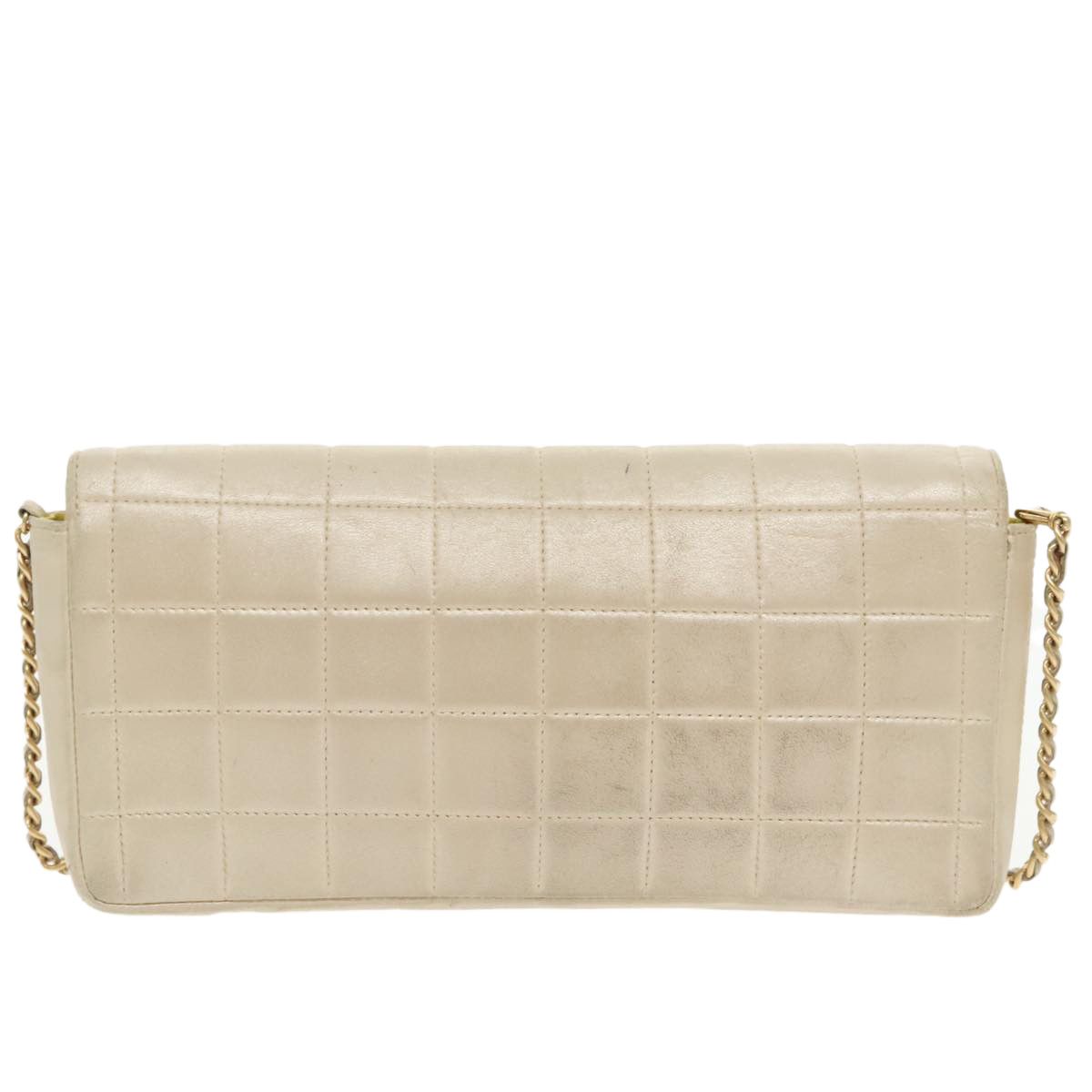 Chanel Chocolate Bar Beige Leather Shoulder Bag (Pre-Owned) Size ONE SIZE - 2 Thumbnail
