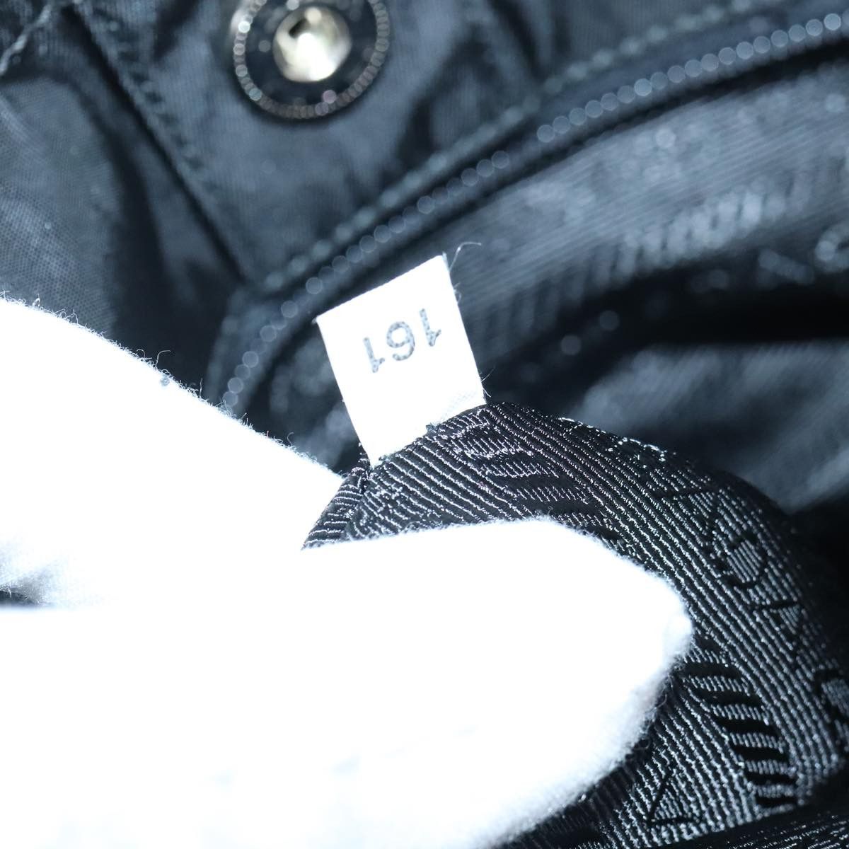 Prada Re-Nylon Black Synthetic Handbag (Pre-Owned) Size ONE SIZE - 8 Thumbnail