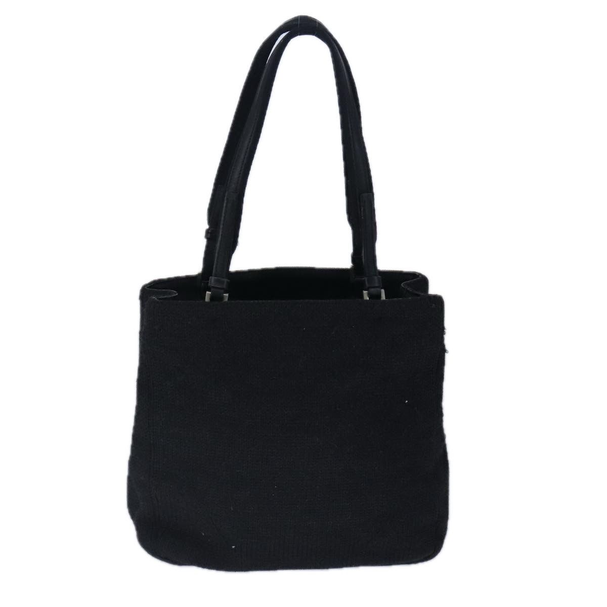 Prada Tessuto Black Wool Handbag (Pre-Owned) Size ONE SIZE - 2 Thumbnail