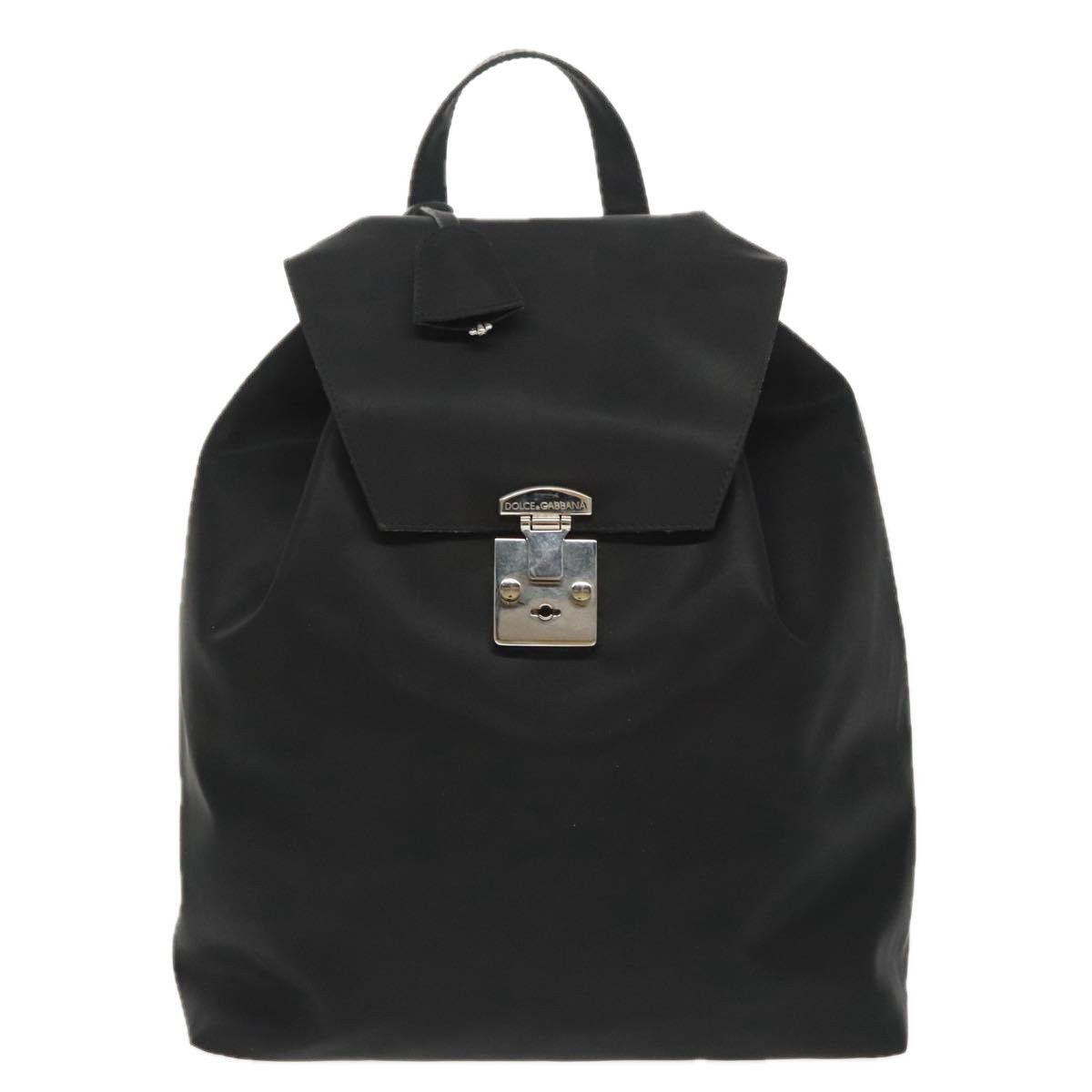Dolce & Gabbana Black Synthetic Backpack Bag (Pre-Owned) Size ONE SIZE - 12 Thumbnail
