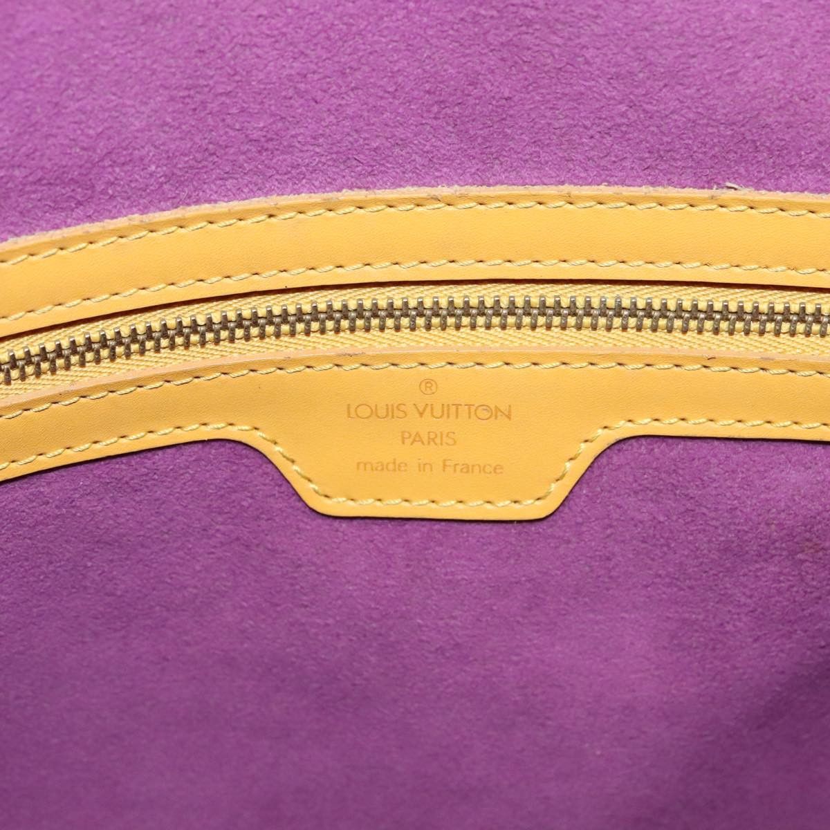 Louis Vuitton Lussac Yellow Leather Shoulder Bag (Pre-Owned) Size ONE SIZE - 14 Thumbnail