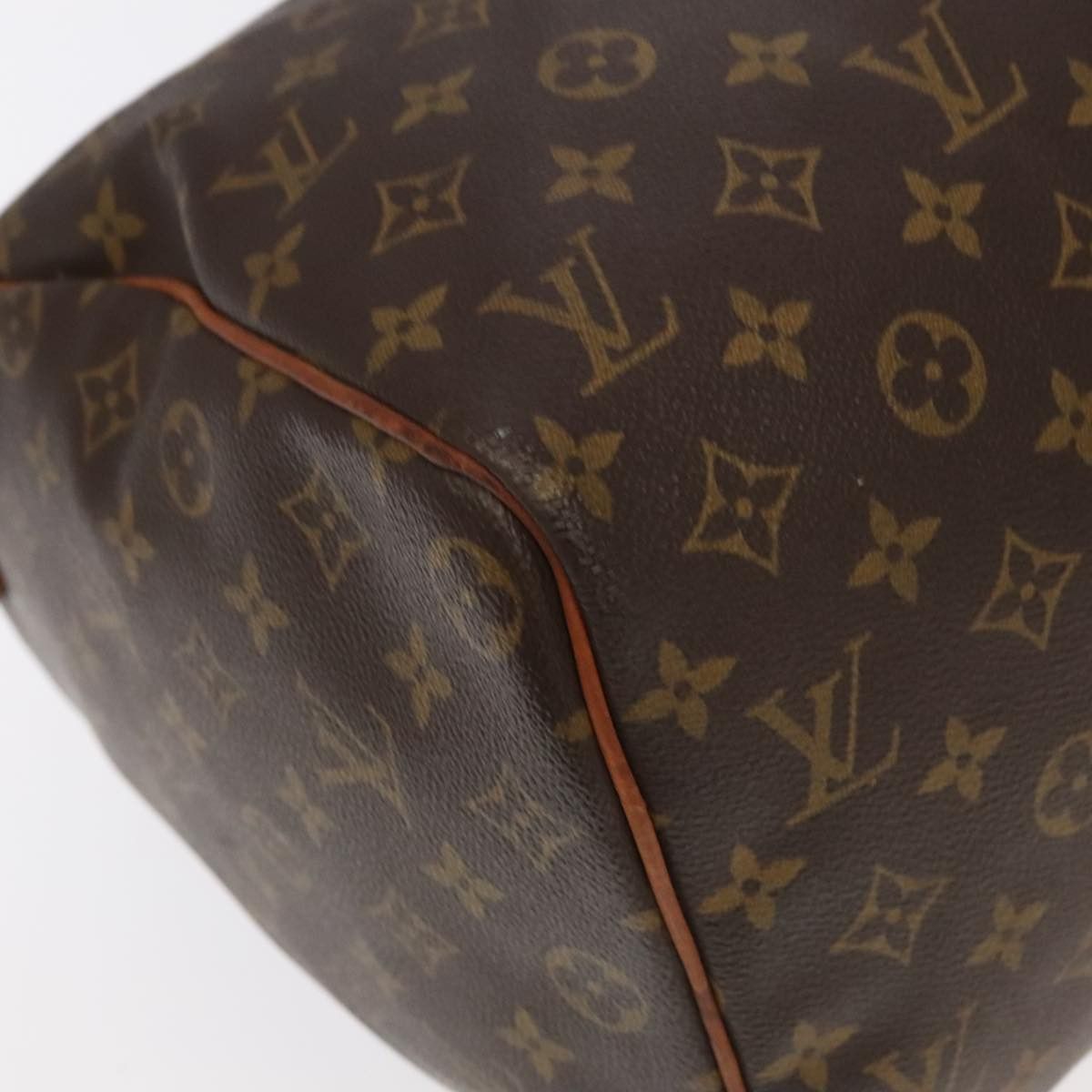 Louis Vuitton Keepall 45 Brown Canvas Travel Bag (Pre-Owned) Size ONE SIZE - 7 Thumbnail
