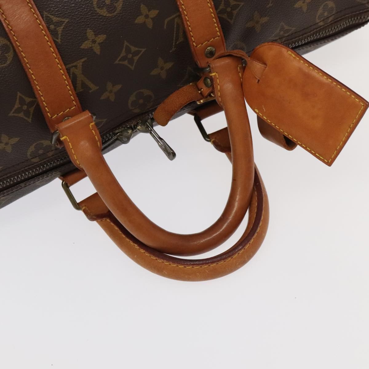 Louis Vuitton Keepall 45 Brown Canvas Travel Bag (Pre-Owned) Size ONE SIZE - 5 Thumbnail