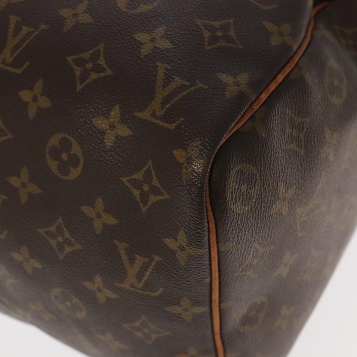 Louis Vuitton Keepall 45 Brown Canvas Travel Bag (Pre-Owned) Size ONE SIZE - 6 Thumbnail