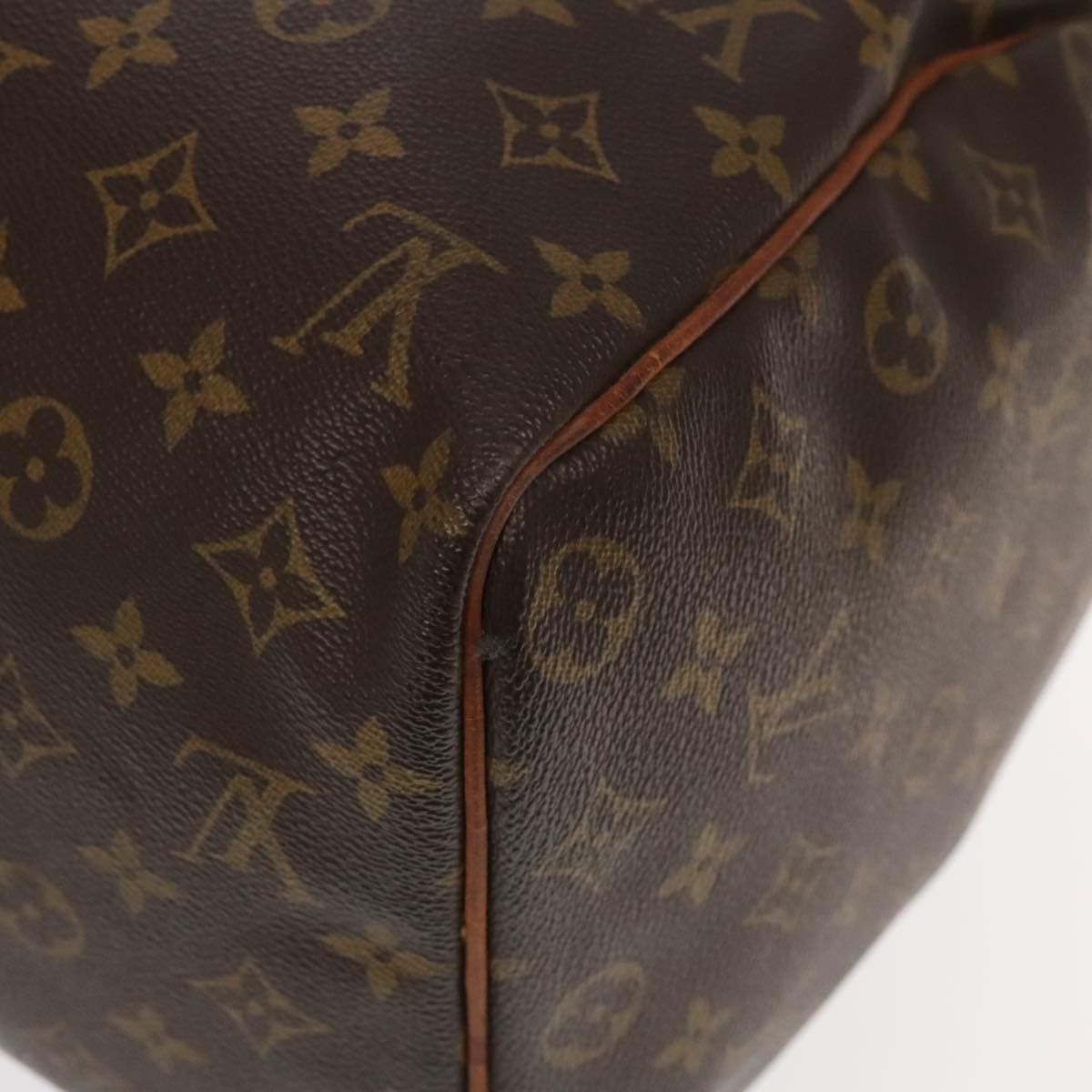 Louis Vuitton Keepall 45 Brown Canvas Travel Bag (Pre-Owned) Size ONE SIZE - 9 Thumbnail