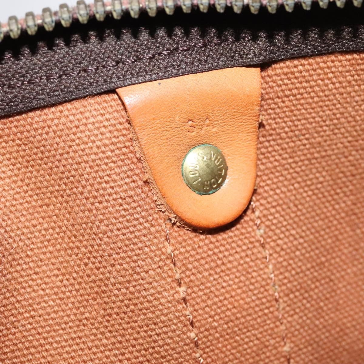 Louis Vuitton Keepall 45 Brown Canvas Travel Bag (Pre-Owned) Size ONE SIZE - 16 Thumbnail