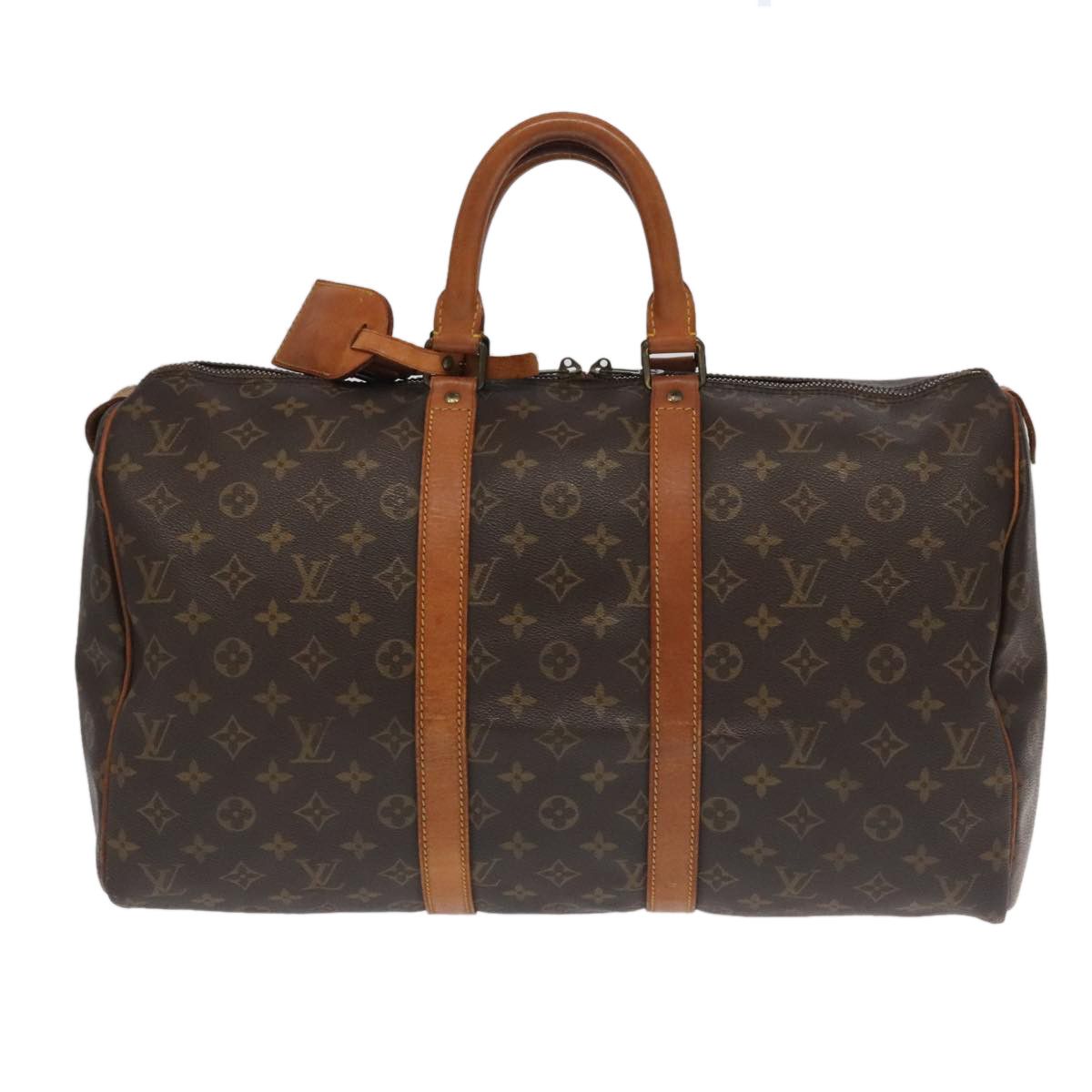 Louis Vuitton Keepall 45 Brown Canvas Travel Bag (Pre-Owned) Size ONE SIZE - 20 Thumbnail