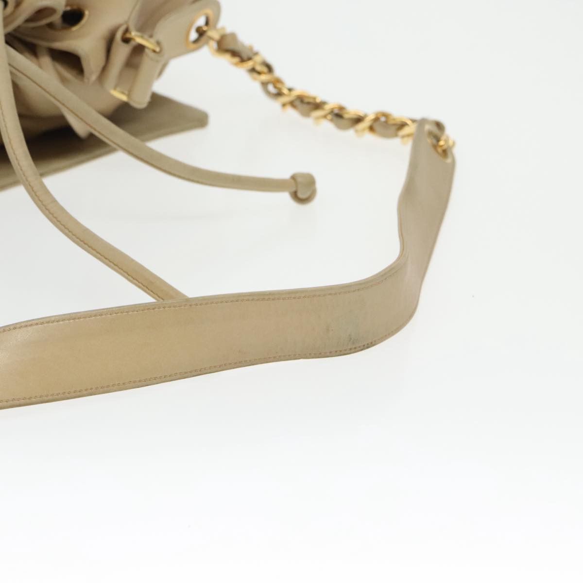 Chanel Cc Beige Calfskin Shoulder Bag (Pre-Owned) Size ONE SIZE - 6 Thumbnail