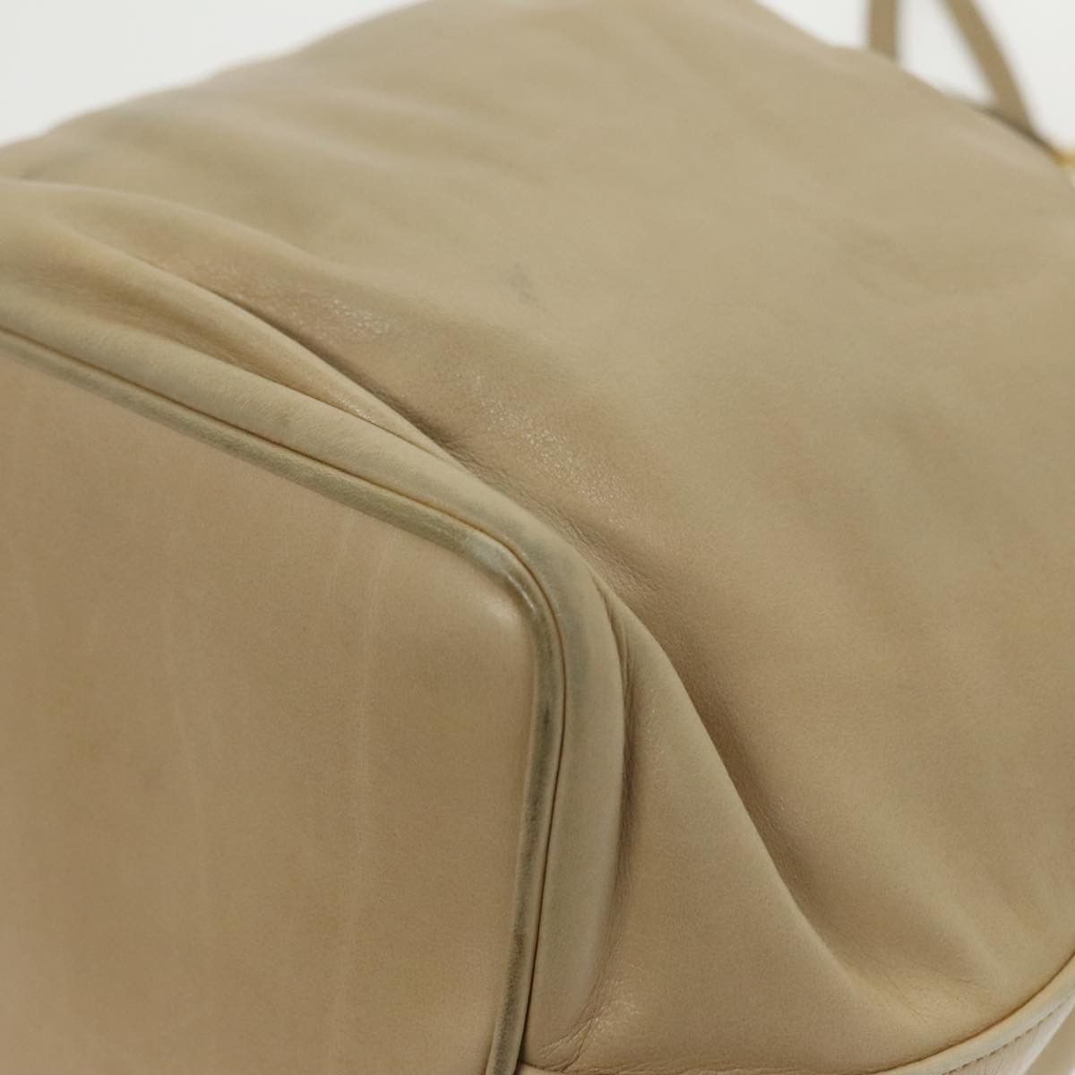 Chanel Cc Beige Calfskin Shoulder Bag (Pre-Owned) Size ONE SIZE - 12 Thumbnail