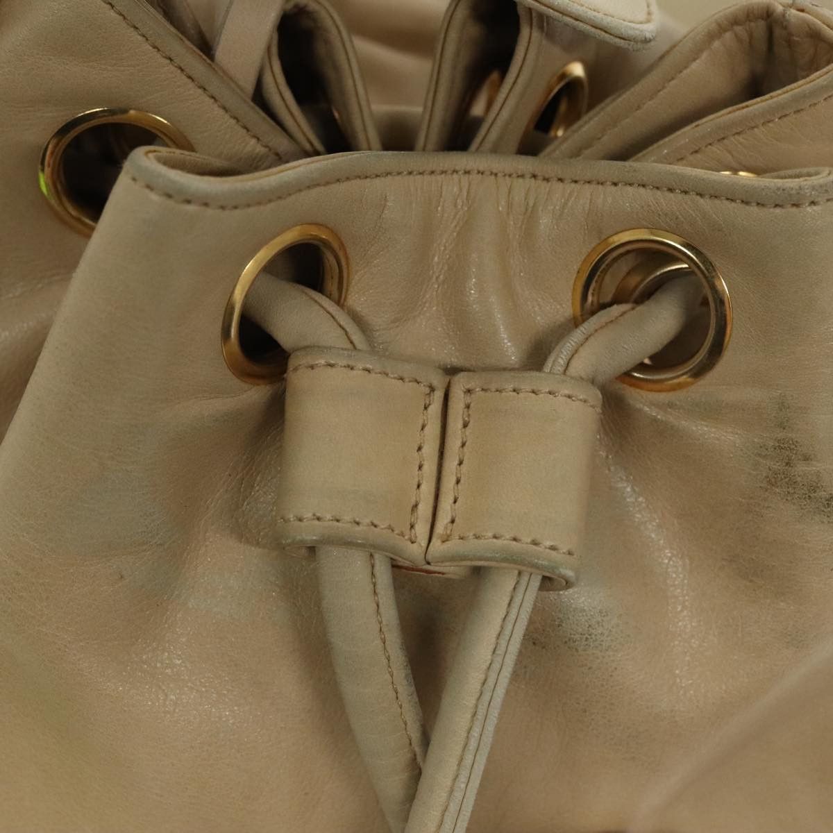 Chanel Cc Beige Calfskin Shoulder Bag (Pre-Owned) Size ONE SIZE - 13 Thumbnail
