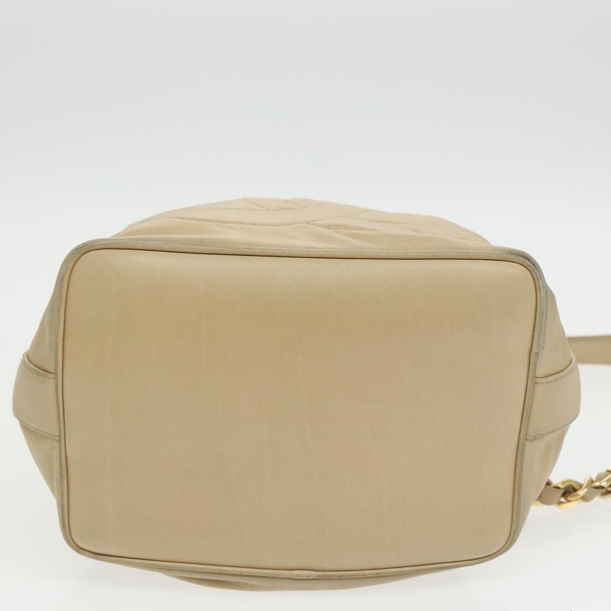 Chanel Cc Beige Calfskin Shoulder Bag (Pre-Owned) Size ONE SIZE - 8 Thumbnail
