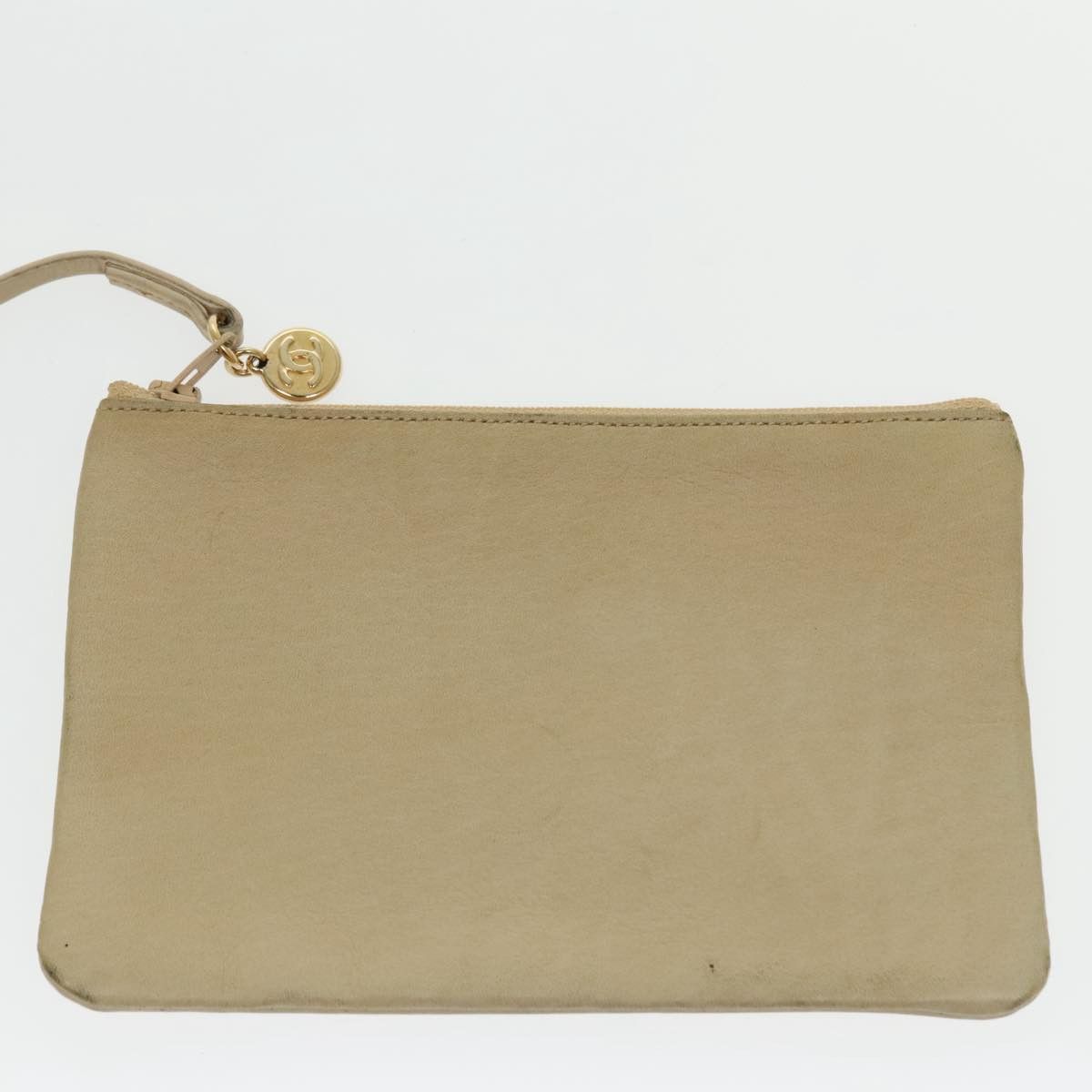 Chanel Cc Beige Calfskin Shoulder Bag (Pre-Owned) Size ONE SIZE - 20 Thumbnail