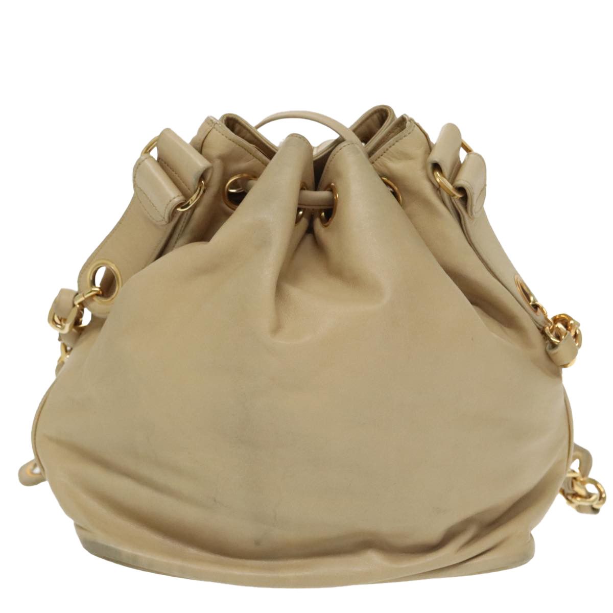 Chanel Cc Beige Calfskin Shoulder Bag (Pre-Owned) Size ONE SIZE - 2 Thumbnail