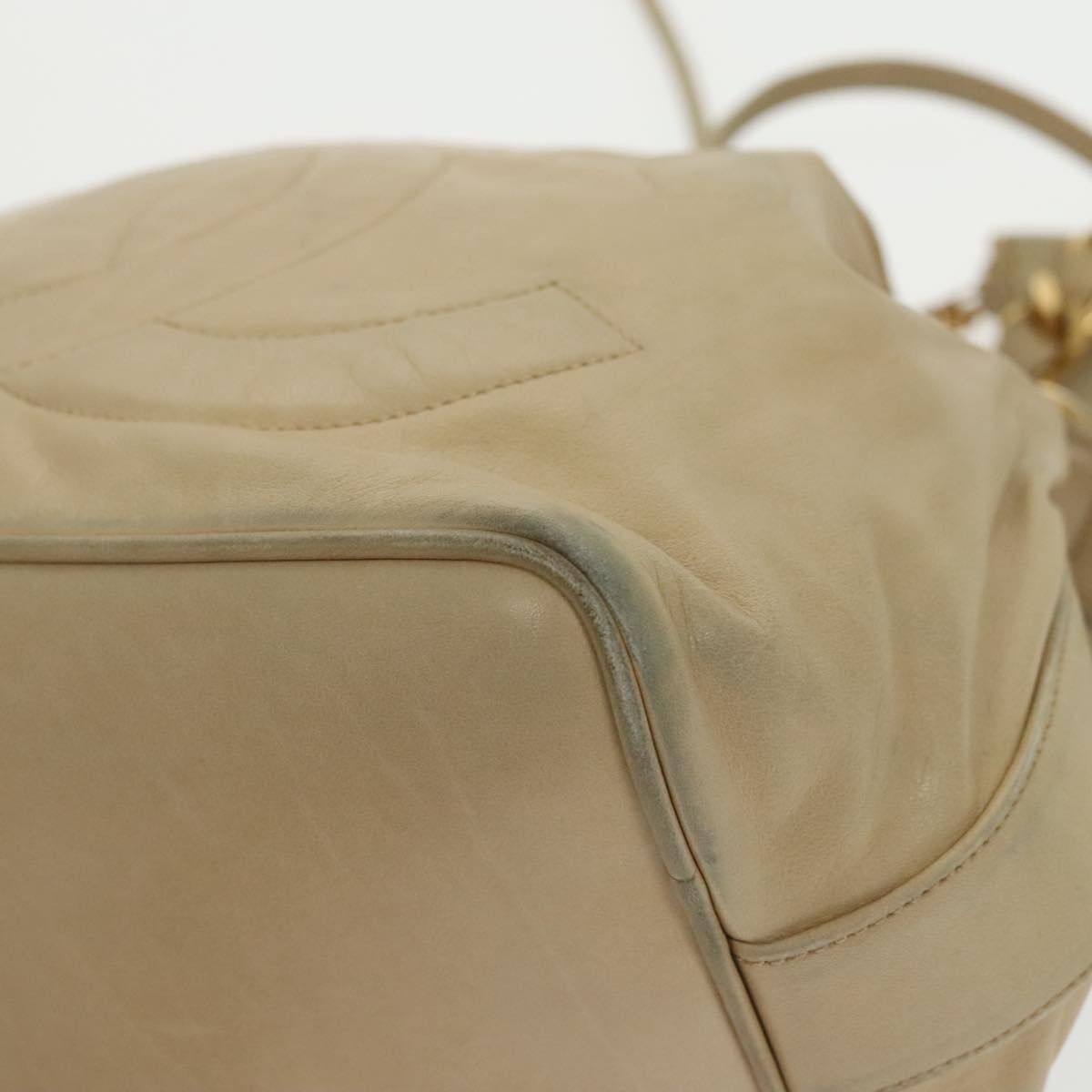Chanel Cc Beige Calfskin Shoulder Bag (Pre-Owned) Size ONE SIZE - 10 Thumbnail