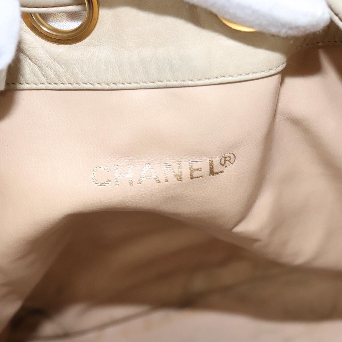 Chanel Cc Beige Calfskin Shoulder Bag (Pre-Owned) Size ONE SIZE - 15 Thumbnail