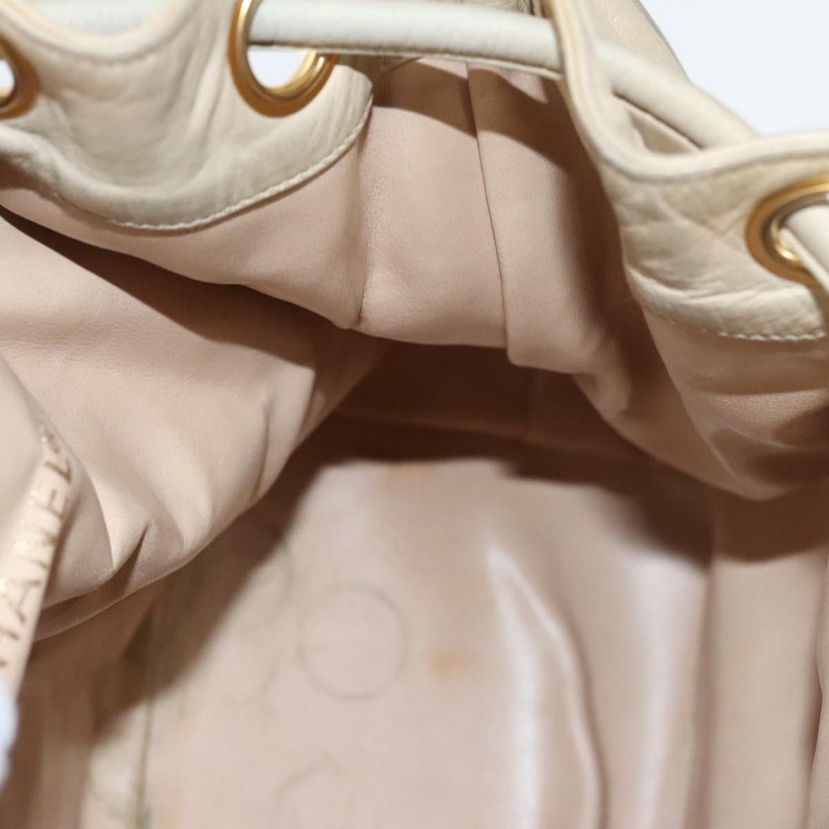 Chanel Cc Beige Calfskin Shoulder Bag (Pre-Owned) Size ONE SIZE - 17 Thumbnail