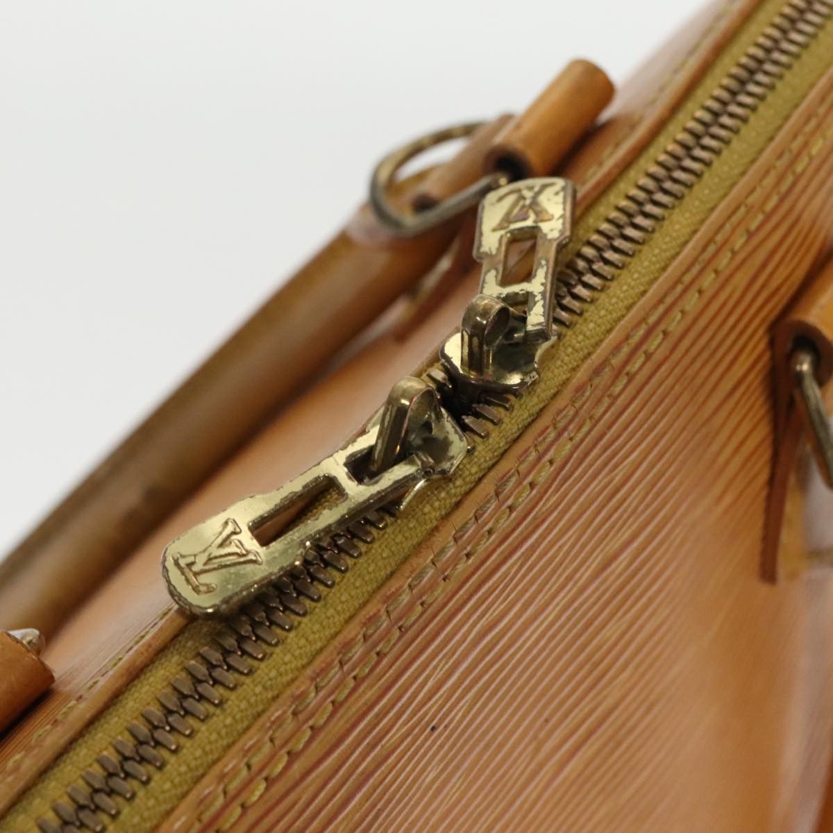 Louis Vuitton Alma Yellow Canvas Handbag (Pre-Owned) Size ONE SIZE - 17 Thumbnail