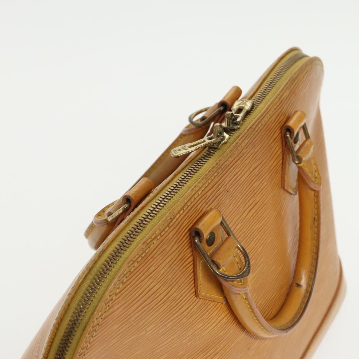 Louis Vuitton Alma Yellow Canvas Handbag (Pre-Owned) Size ONE SIZE - 16 Thumbnail