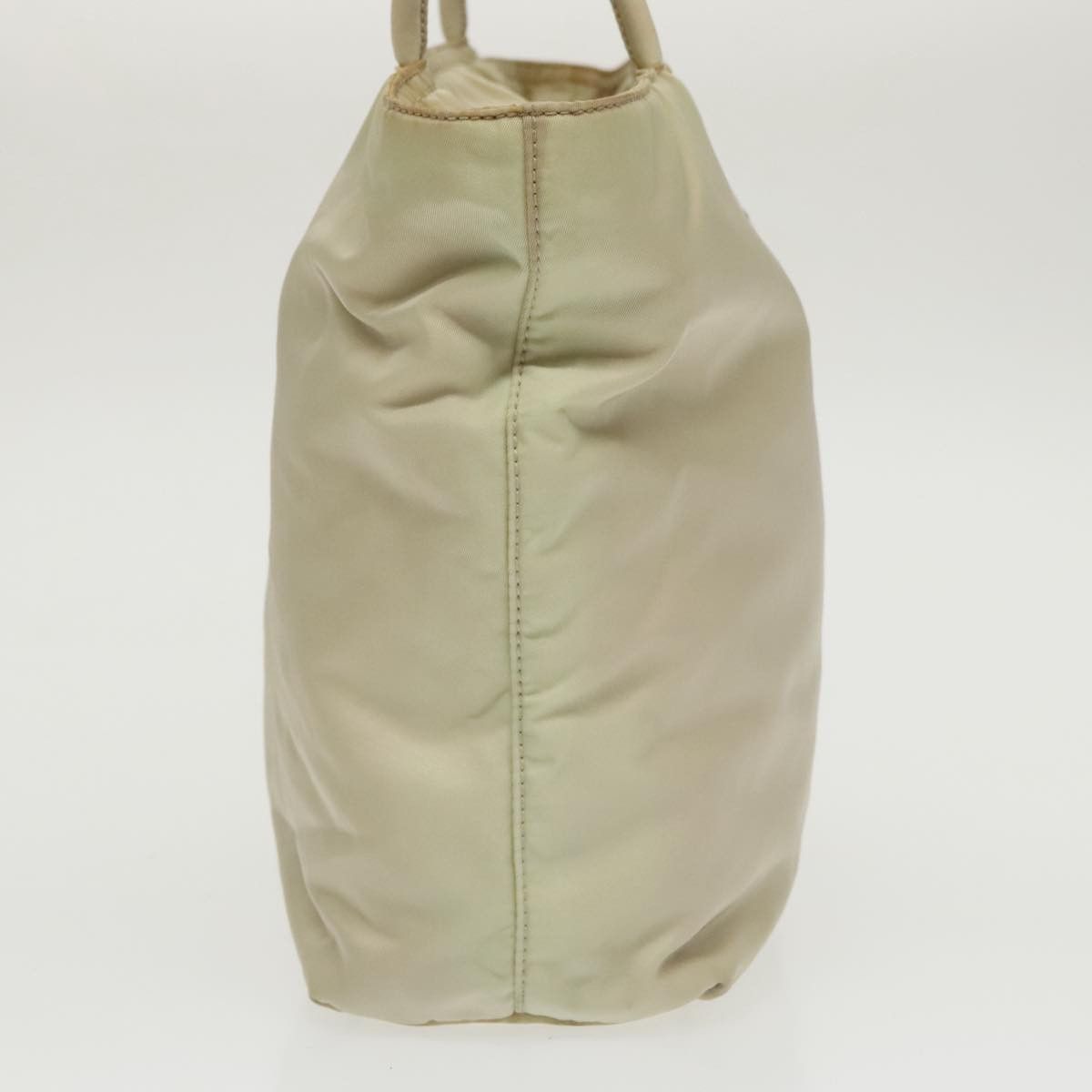 Re-Nylon Beige Synthetic Handbag (Pre-Owned)