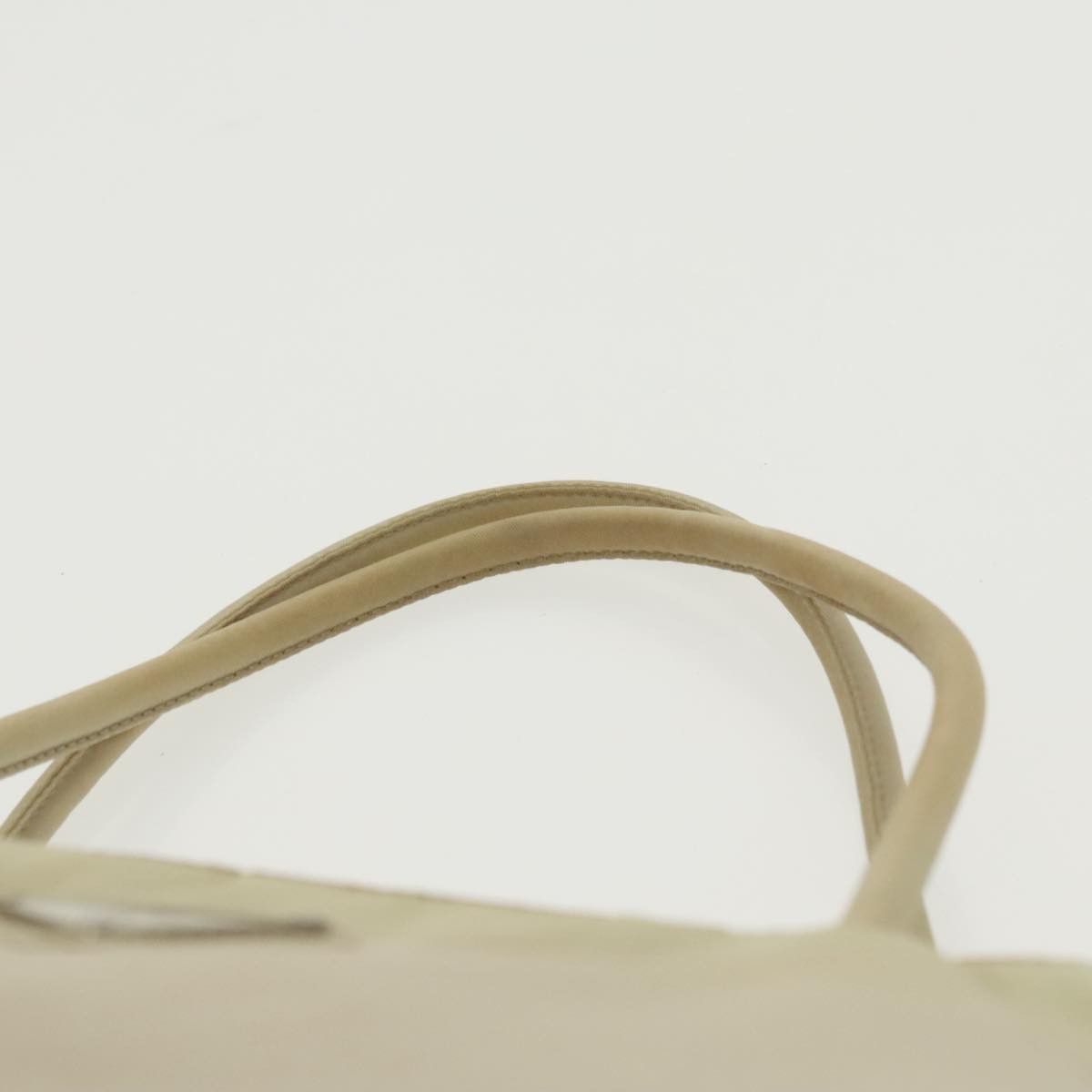 Re-Nylon Beige Synthetic Handbag (Pre-Owned)