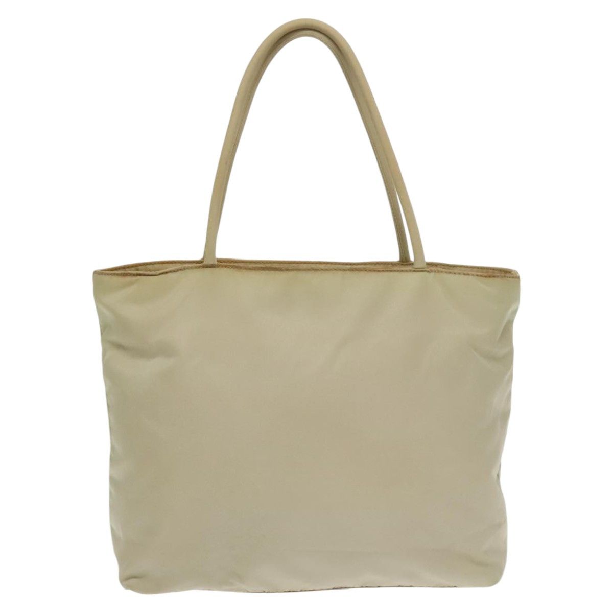 Re-Nylon Beige Synthetic Handbag (Pre-Owned)