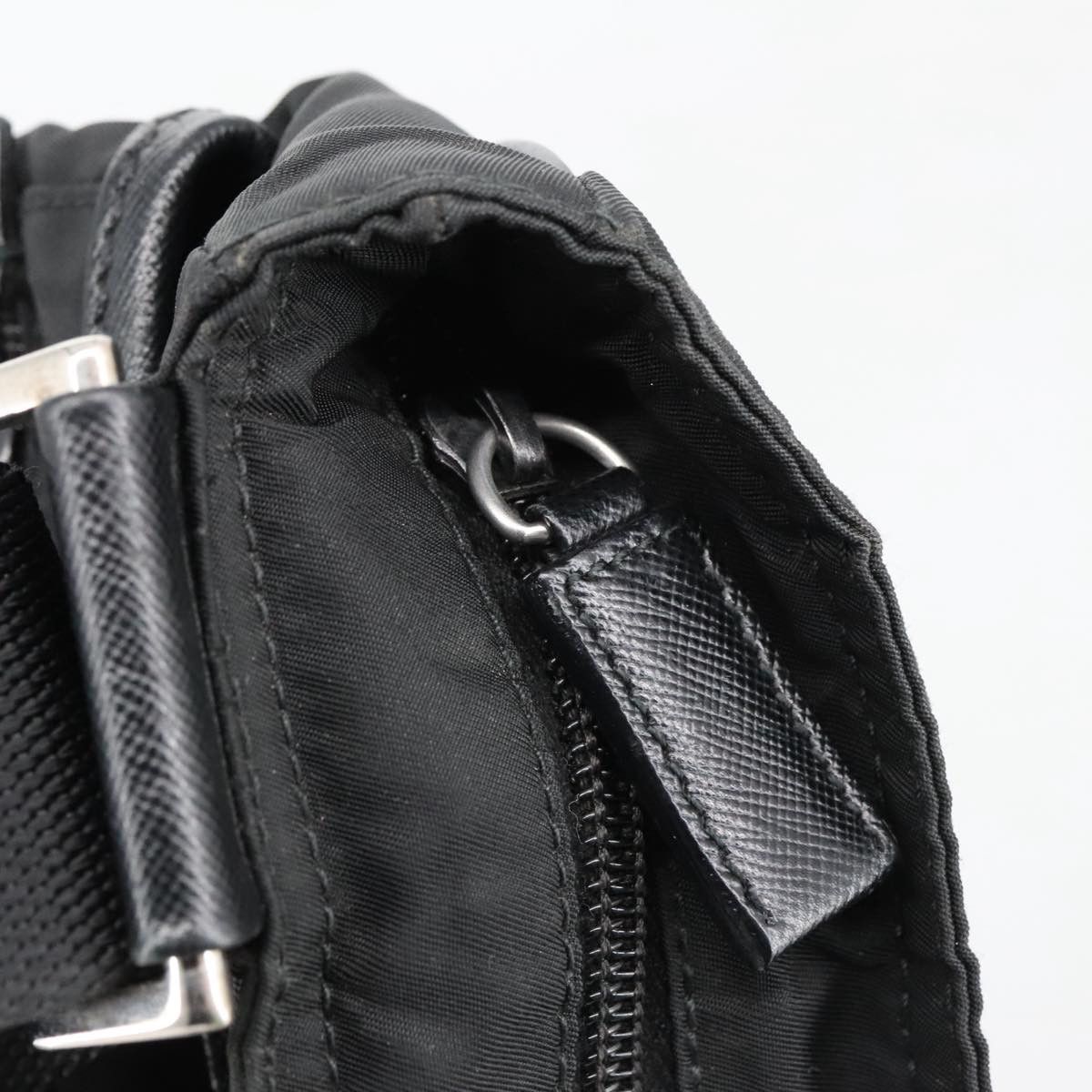 Prada Re-Nylon Black Synthetic Shoulder Bag (Pre-Owned) Size ONE SIZE - 11 Thumbnail