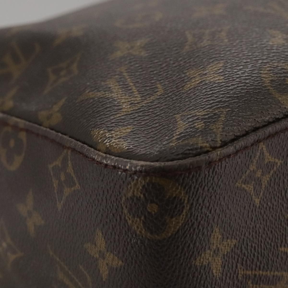 Louis Vuitton Looping Gm Brown Canvas Shoulder Bag (Pre-Owned) Size ONE SIZE - 7 Thumbnail