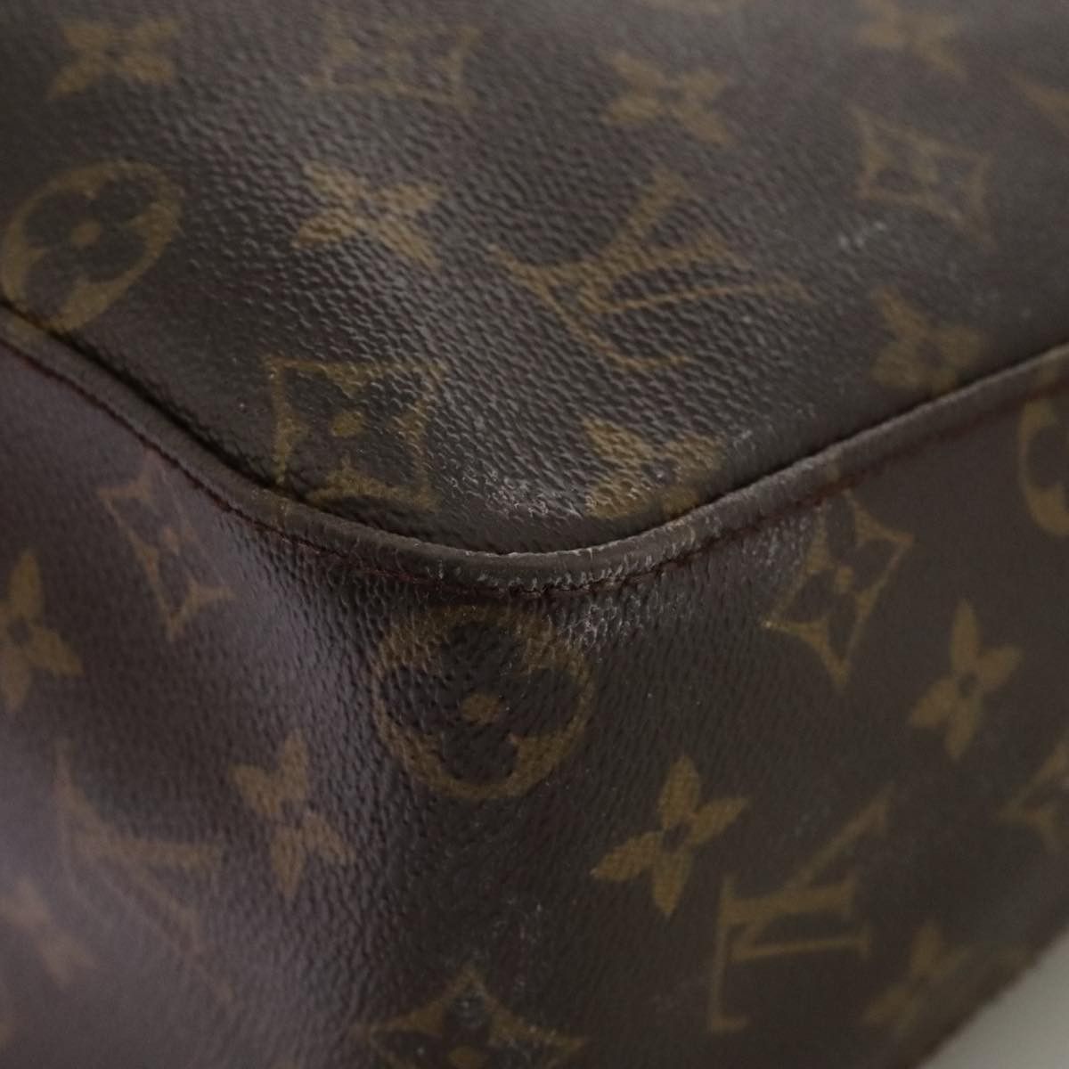 Louis Vuitton Looping Gm Brown Canvas Shoulder Bag (Pre-Owned) Size ONE SIZE - 10 Thumbnail