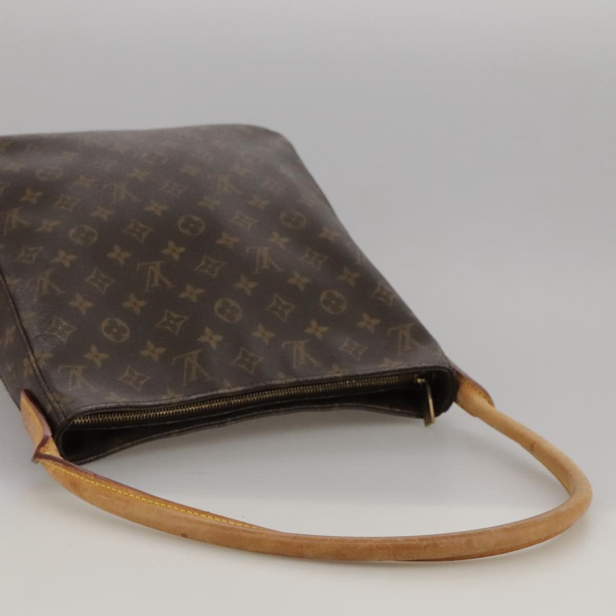 Louis Vuitton Looping Gm Brown Canvas Shoulder Bag (Pre-Owned) Size ONE SIZE - 4 Thumbnail