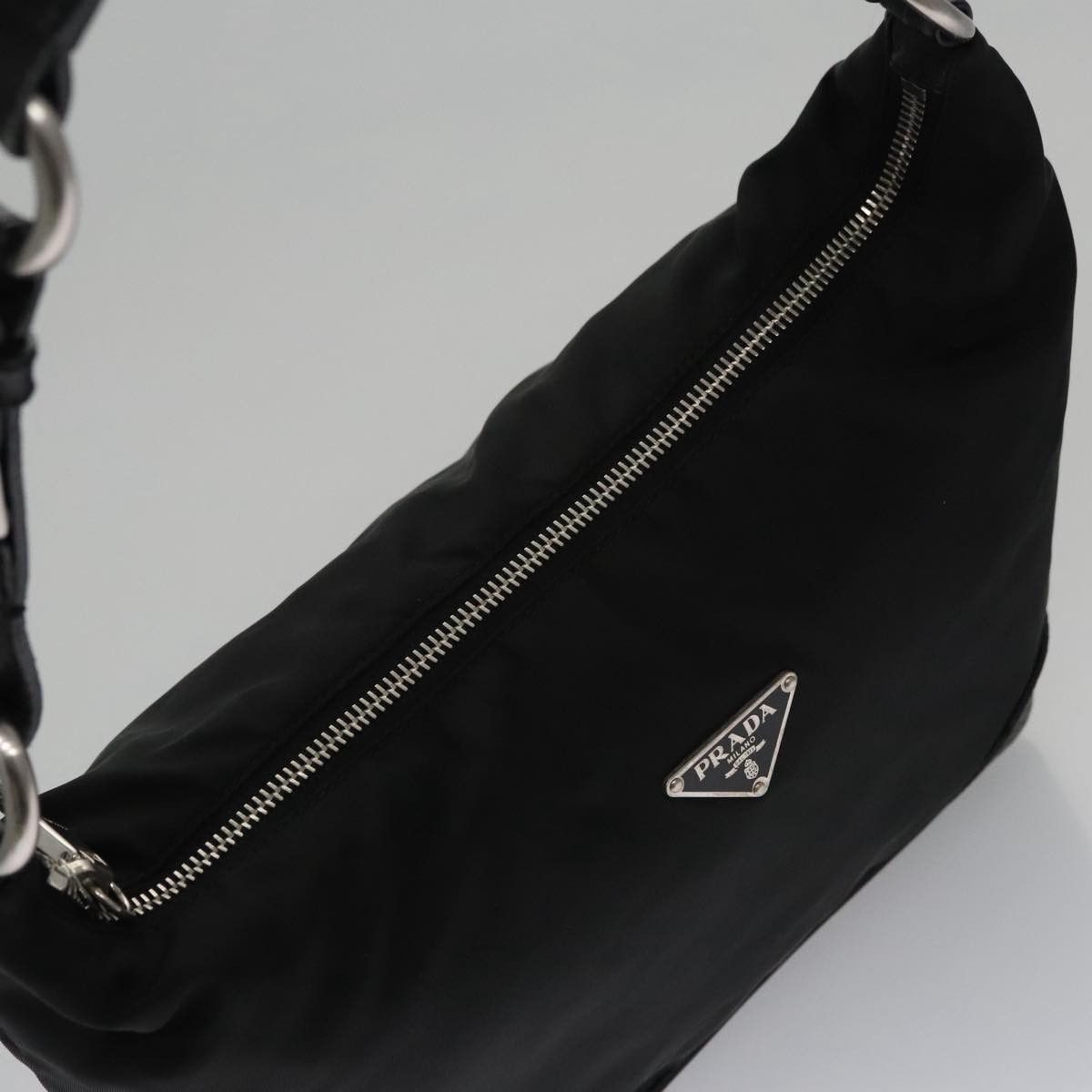 Prada Tessuto Black Synthetic Shoulder Bag (Pre-Owned) Size ONE SIZE - 15 Thumbnail