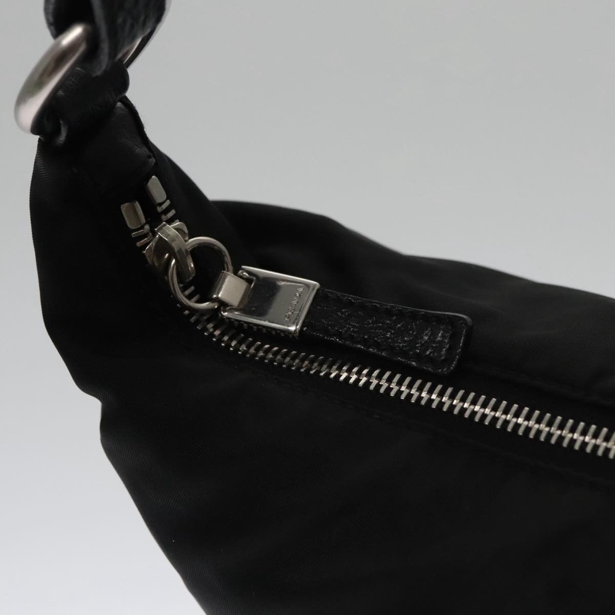 Prada Tessuto Black Synthetic Shoulder Bag (Pre-Owned) Size ONE SIZE - 7 Thumbnail
