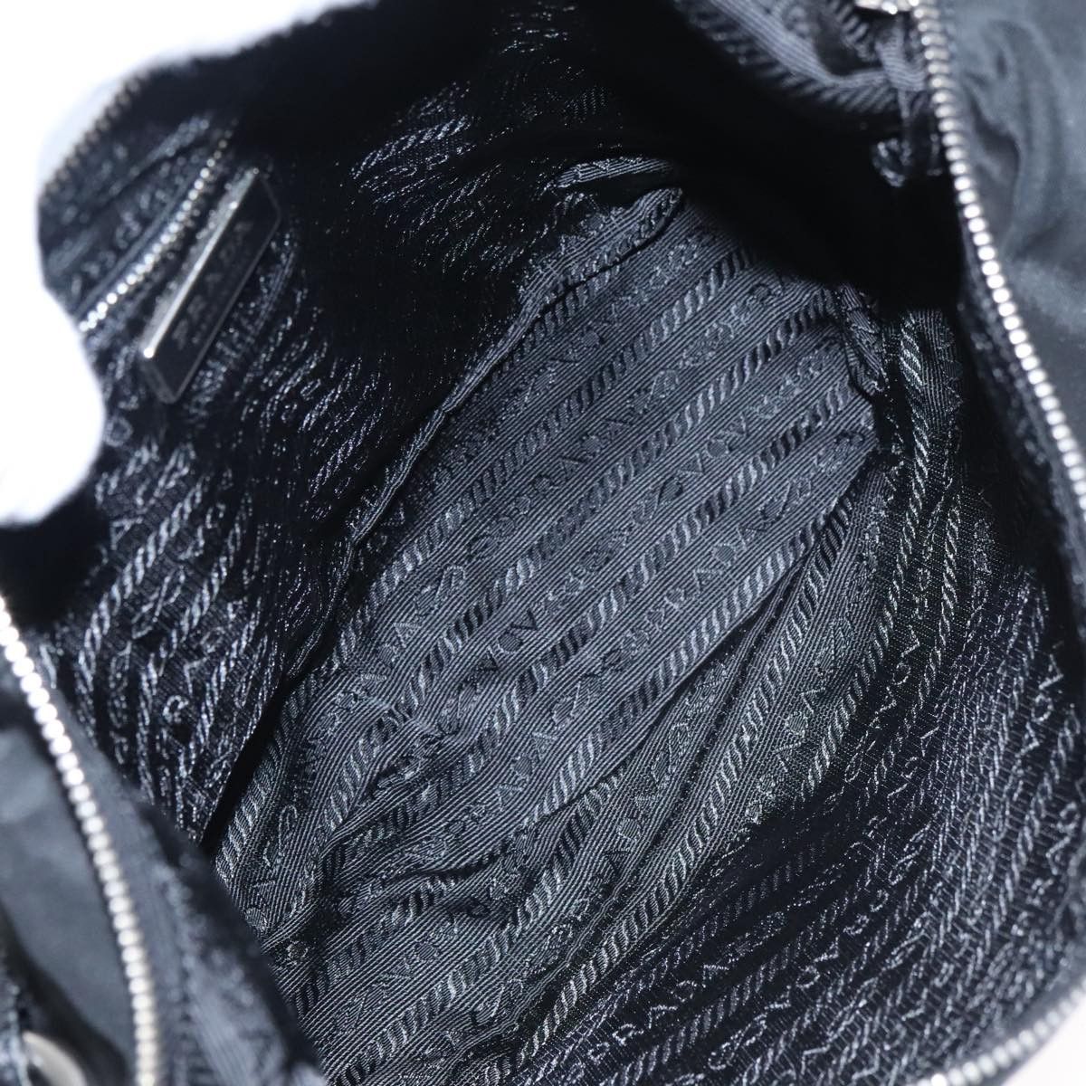 Prada Tessuto Black Synthetic Shoulder Bag (Pre-Owned) Size ONE SIZE - 8 Thumbnail