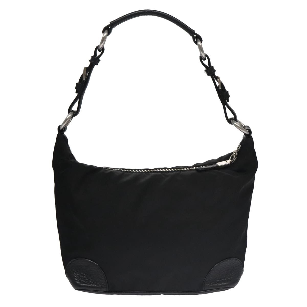 Prada Tessuto Black Synthetic Shoulder Bag (Pre-Owned) Size ONE SIZE - 2 Thumbnail
