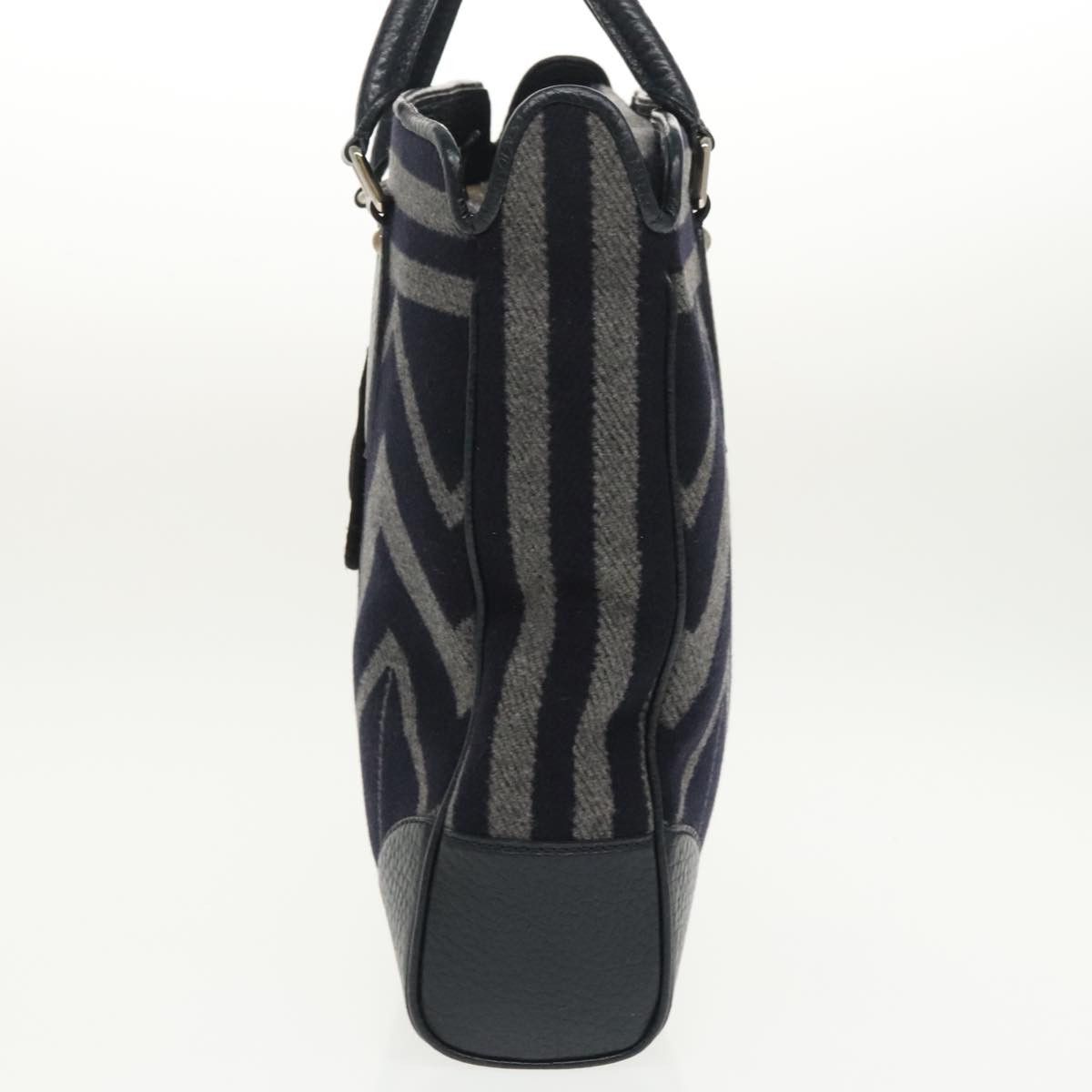 Louis Vuitton Cabas Navy Wool Handbag (Pre-Owned) Size ONE SIZE - 3 Thumbnail