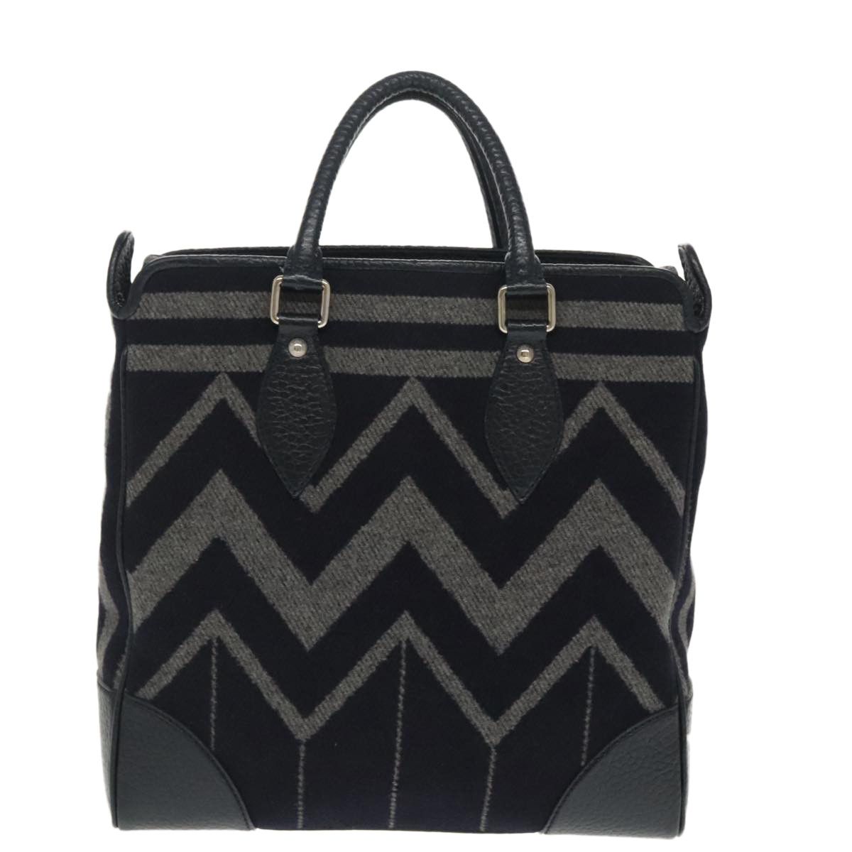 Louis Vuitton Cabas Navy Wool Handbag (Pre-Owned) Size ONE SIZE - 2 Thumbnail