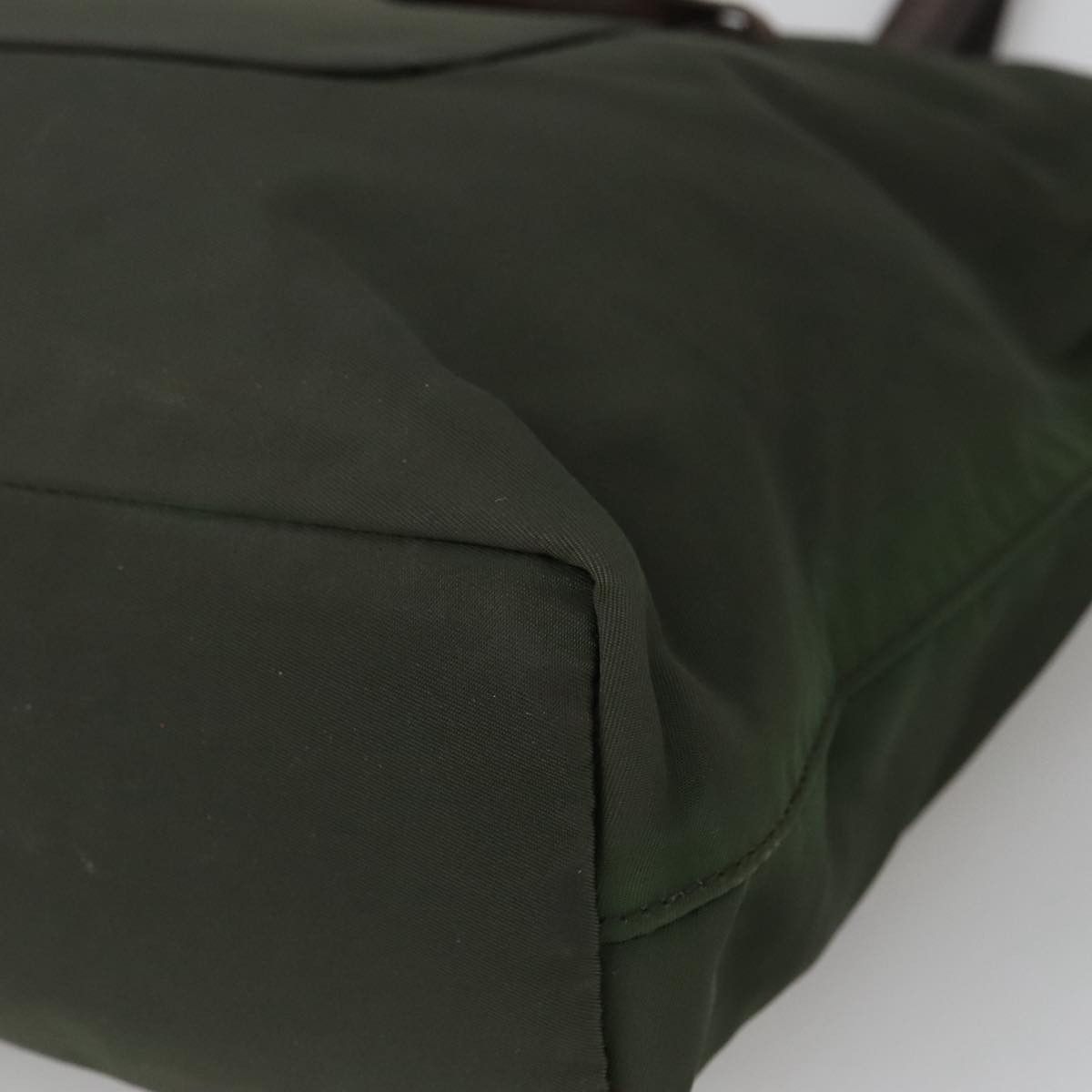 Prada Khaki Synthetic Tote Bag (Pre-Owned) Size ONE SIZE - 17 Thumbnail