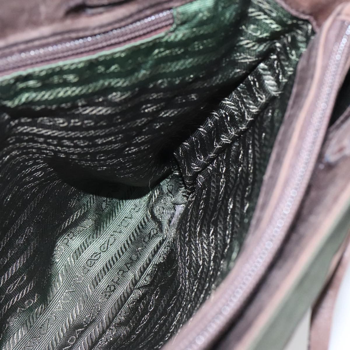 Prada Khaki Synthetic Tote Bag (Pre-Owned) Size ONE SIZE - 20 Thumbnail