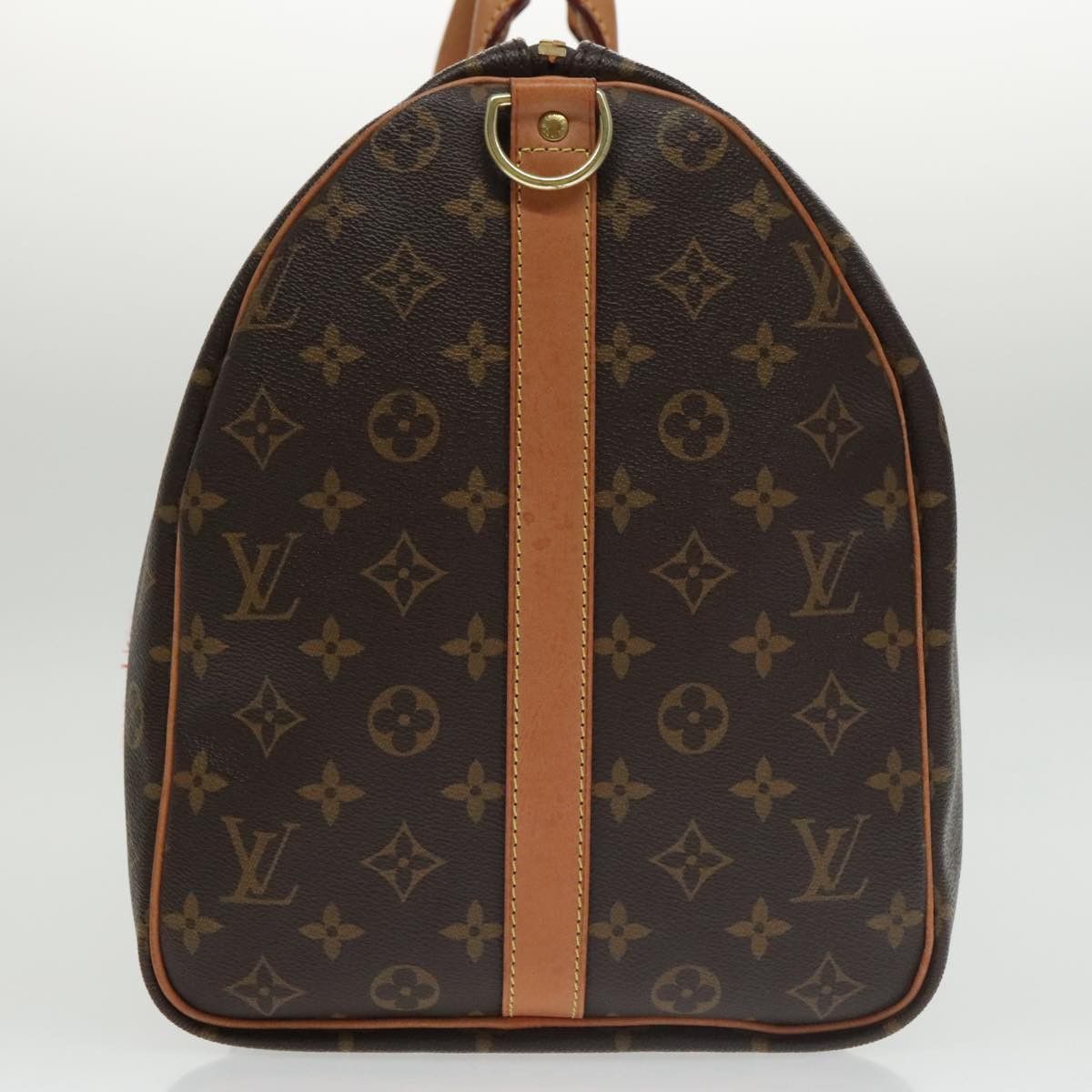 Louis Vuitton Keepall Bandouliere 50 Brown Canvas Travel Bag (Pre-Owned) Size ONE SIZE - 3 Thumbnail