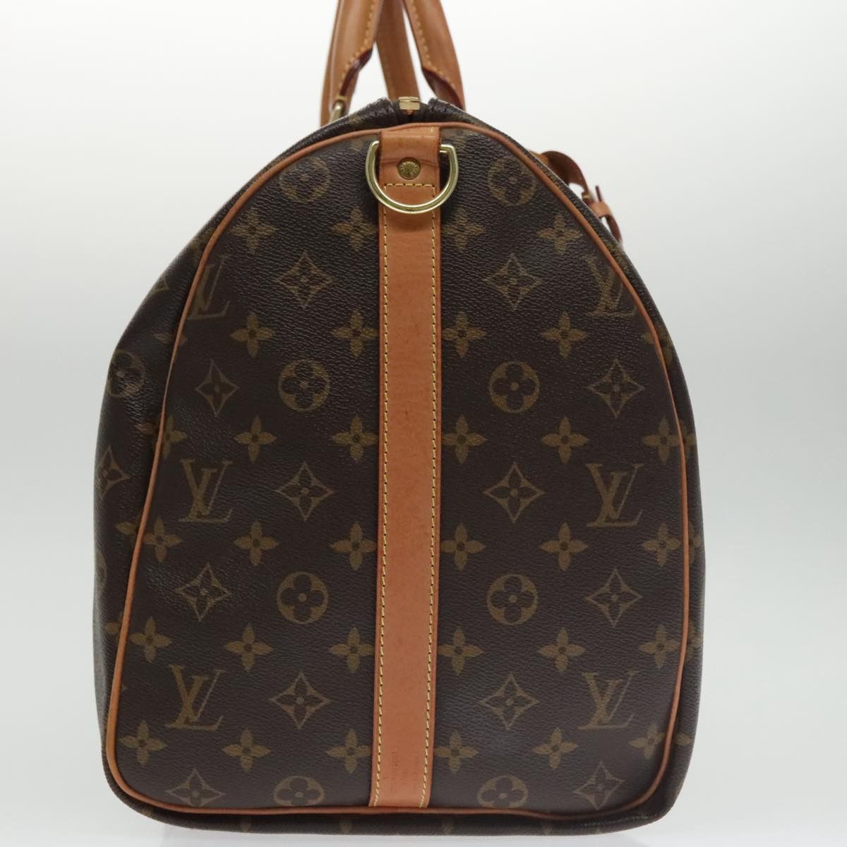 Louis Vuitton Keepall Bandouliere 50 Brown Canvas Travel Bag (Pre-Owned) Size ONE SIZE - 4 Thumbnail