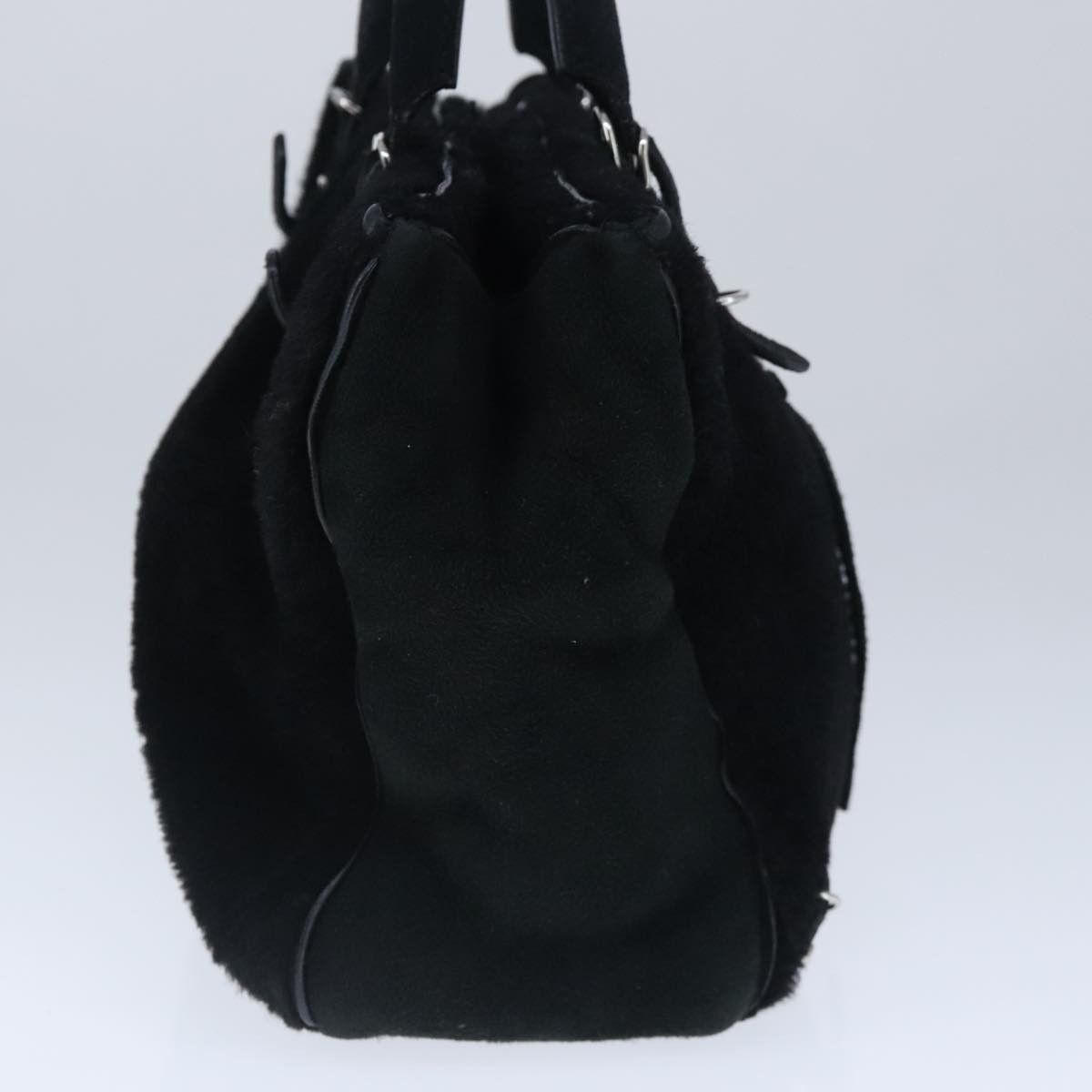 Balenciaga City Black Suede Handbag (Pre-Owned) Size ONE SIZE - 3 Thumbnail