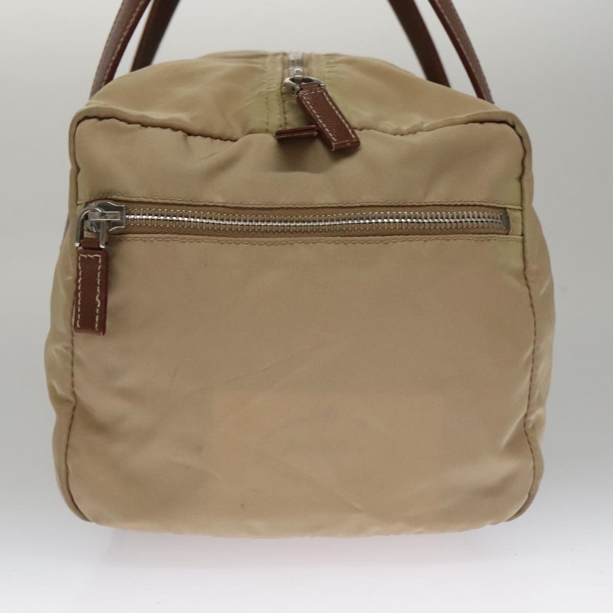 Prada Saffiano Beige Synthetic Handbag (Pre-Owned) Size ONE SIZE - 3 Thumbnail