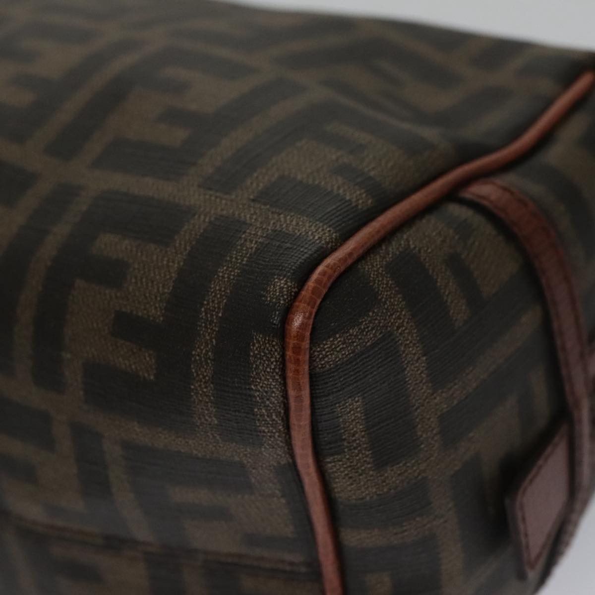 Fendi Ff Brown Canvas Clutch Bag (Pre-Owned) Size ONE SIZE - 5 Thumbnail