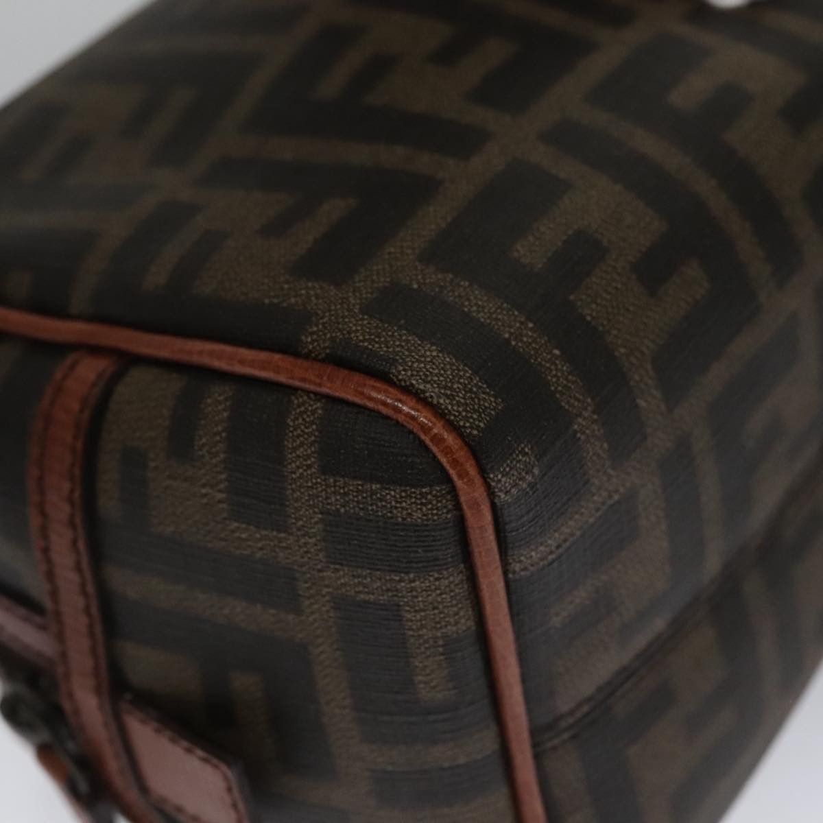 Fendi Ff Brown Canvas Clutch Bag (Pre-Owned) Size ONE SIZE - 6 Thumbnail