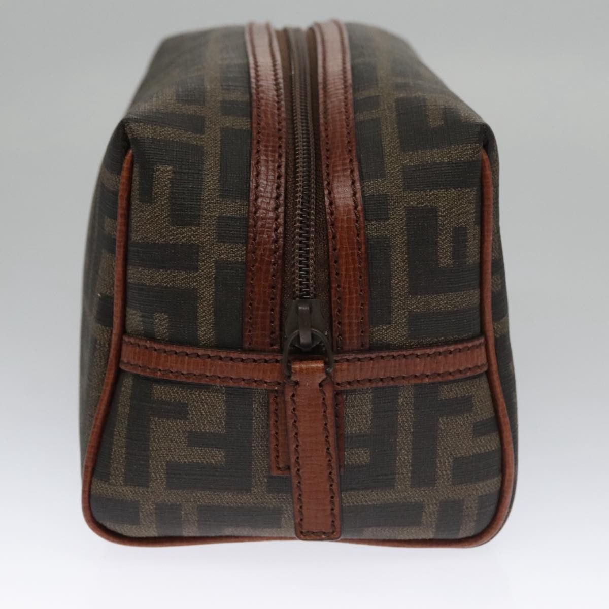 Fendi Ff Brown Canvas Clutch Bag (Pre-Owned) Size ONE SIZE - 4 Thumbnail