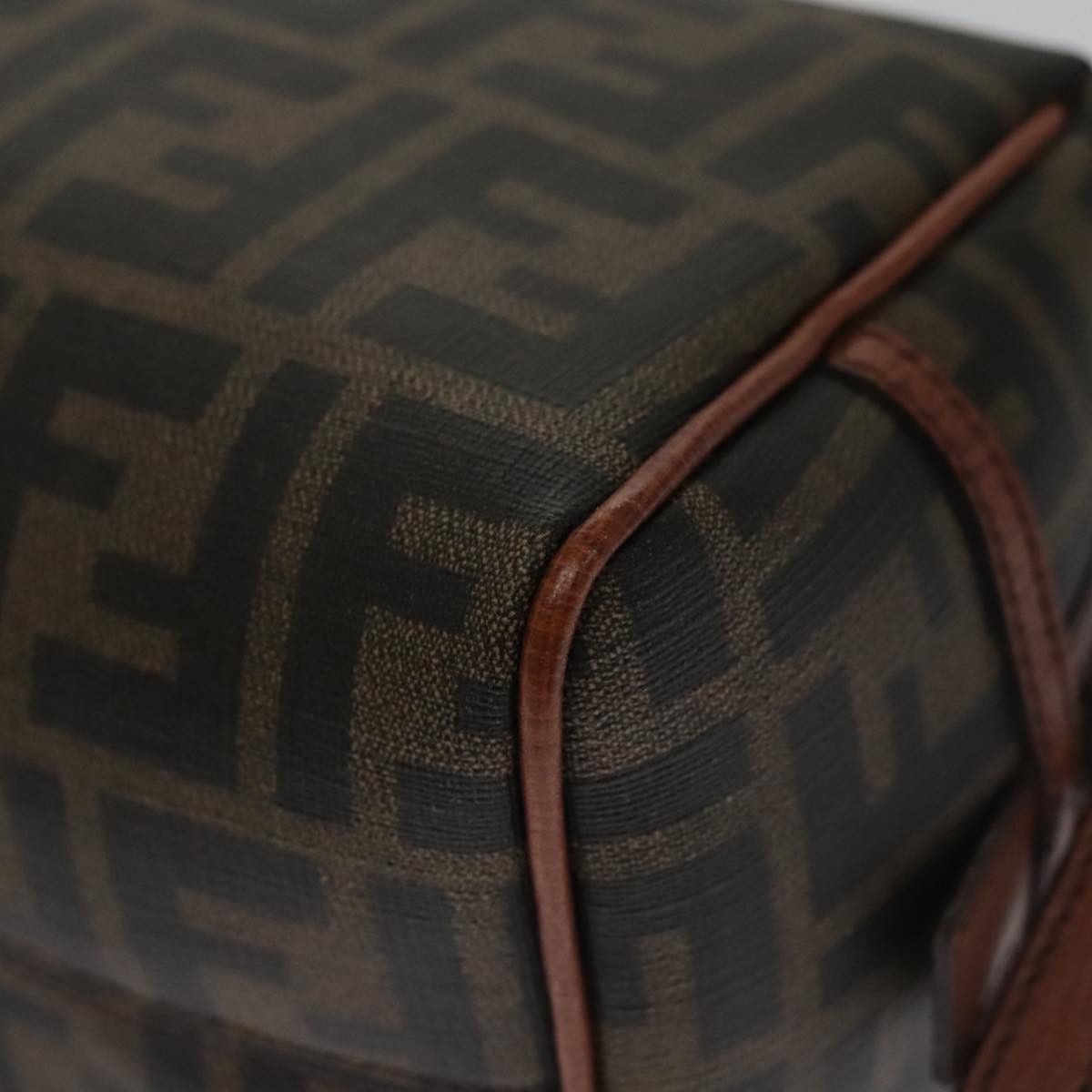 Fendi Ff Brown Canvas Clutch Bag (Pre-Owned) Size ONE SIZE - 7 Thumbnail