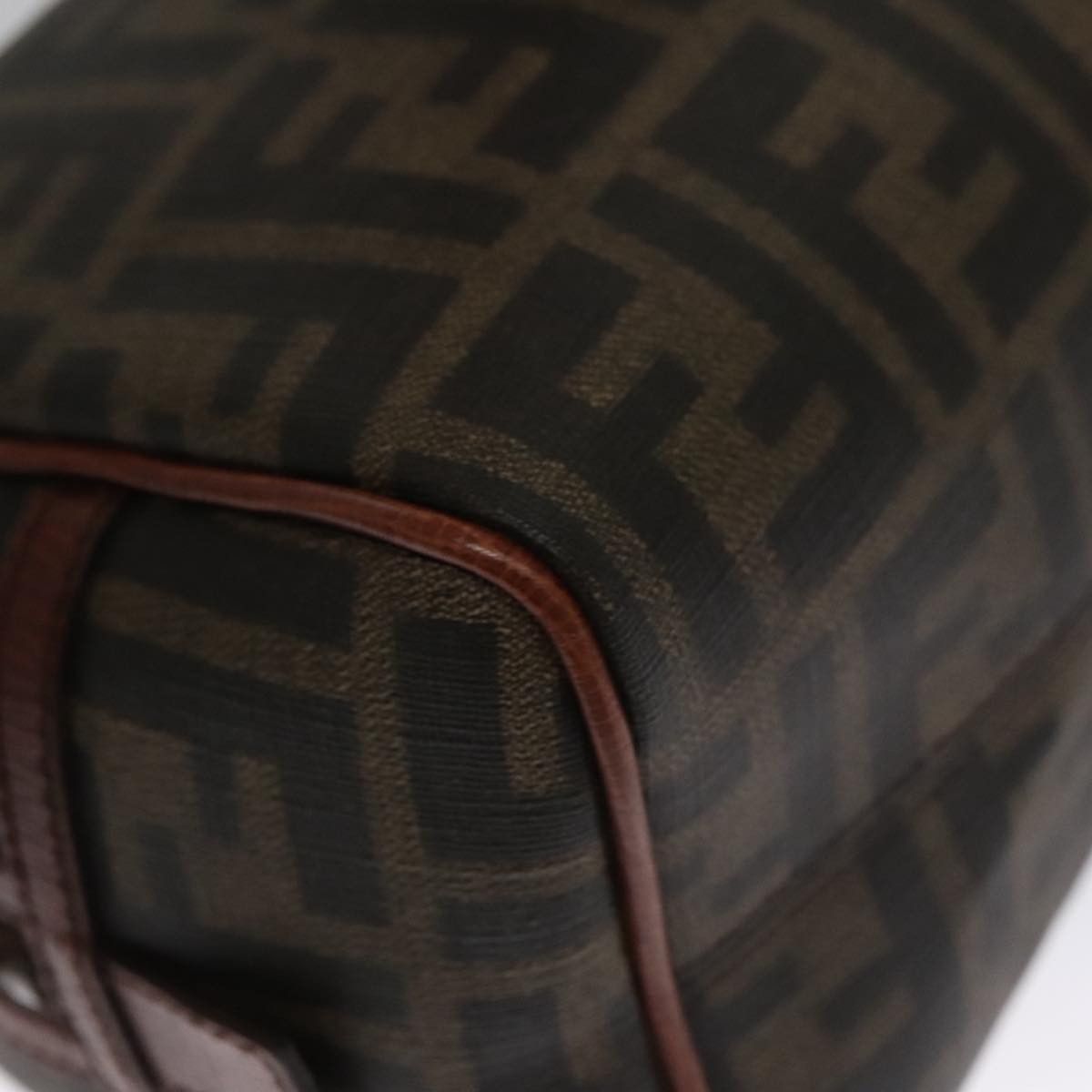 Fendi Ff Brown Canvas Clutch Bag (Pre-Owned) Size ONE SIZE - 8 Thumbnail