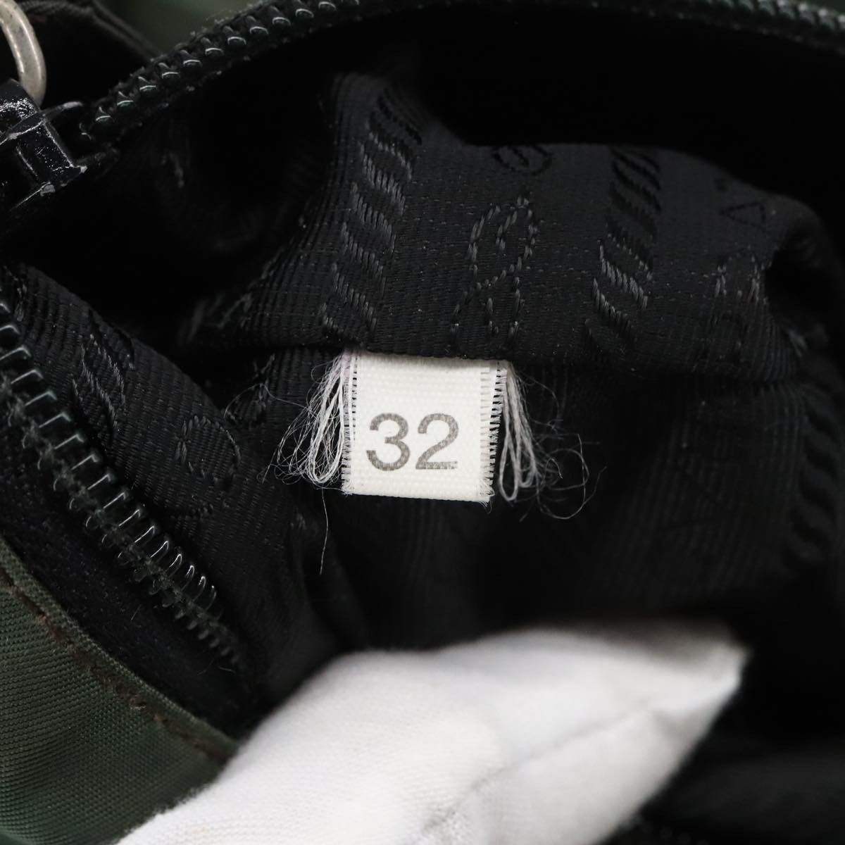 Prada Tessuto Green Synthetic Handbag (Pre-Owned) Size ONE SIZE - 9 Thumbnail