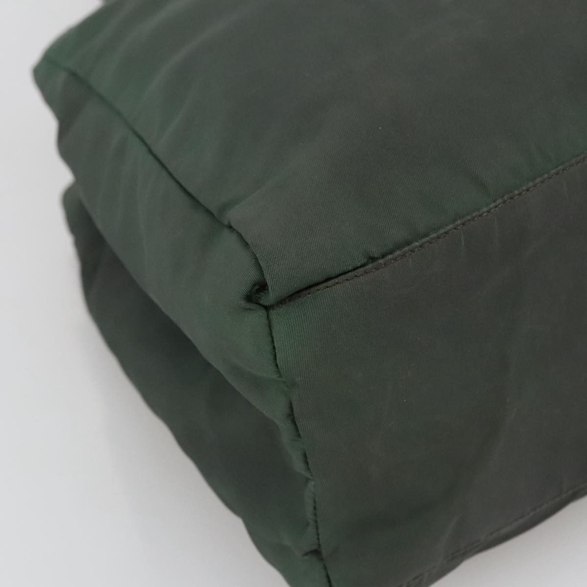 Prada Tessuto Green Synthetic Handbag (Pre-Owned) Size ONE SIZE - 16 Thumbnail